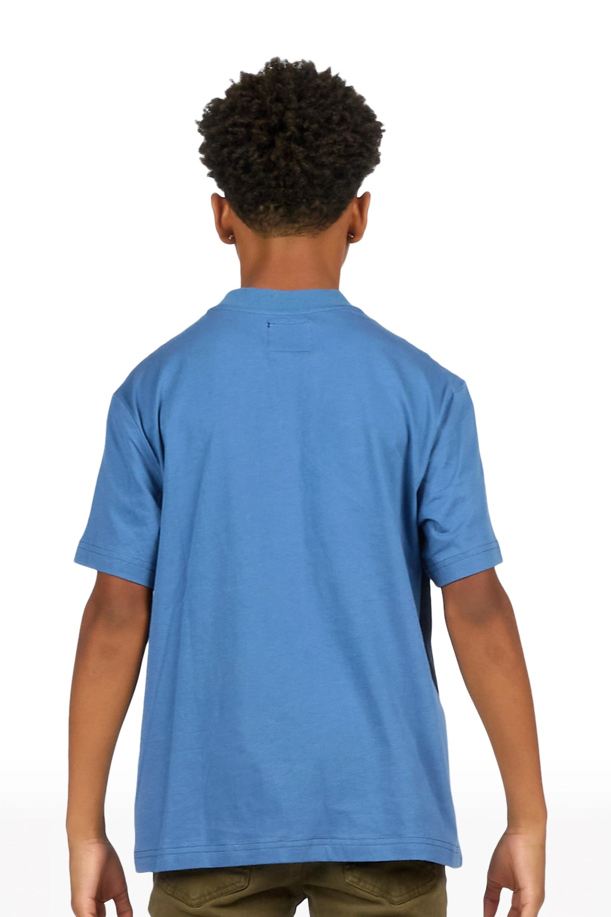 Boys Axton Navy Graphic T-Shirt