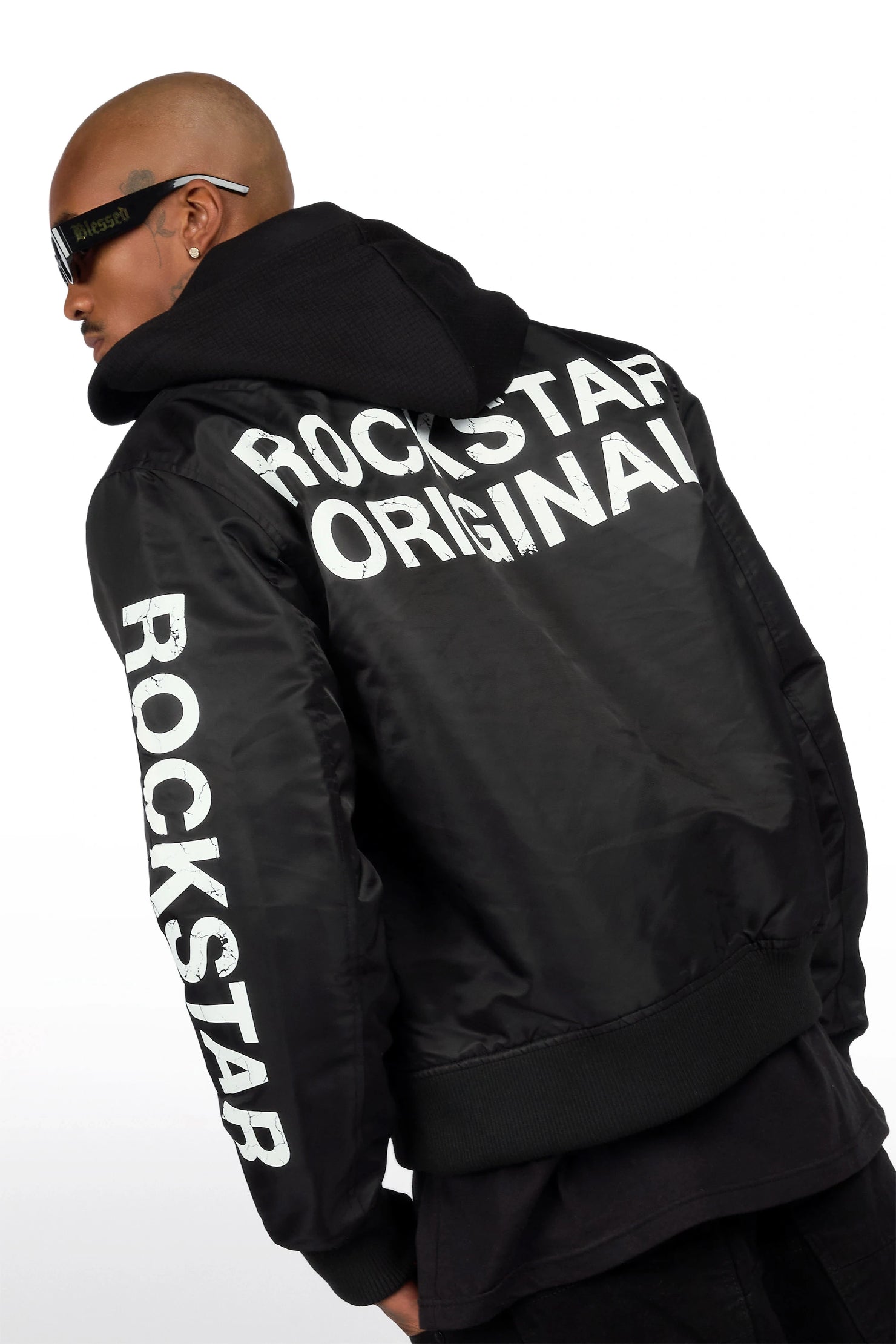 Aldrin Black Bomber Jacket