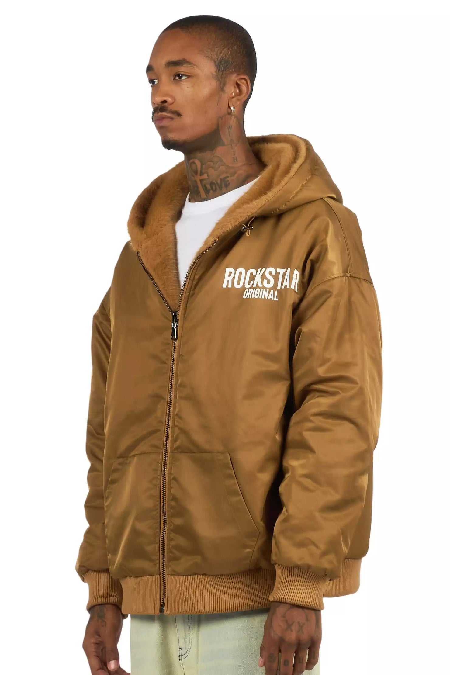 Iceevil Brown Fur Jacket