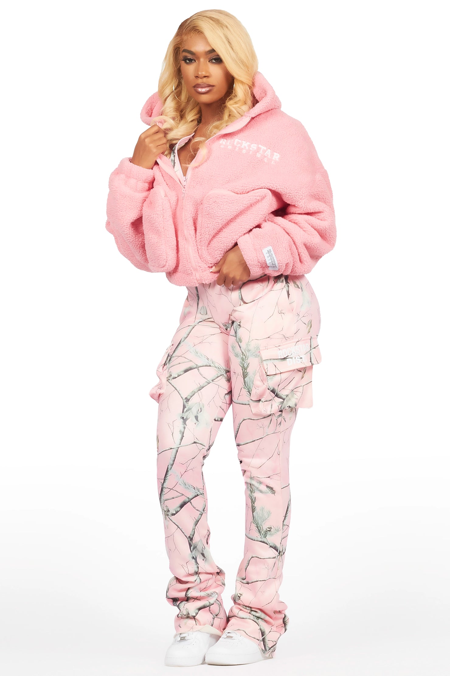 Lonia Pink Sherpa Jacket