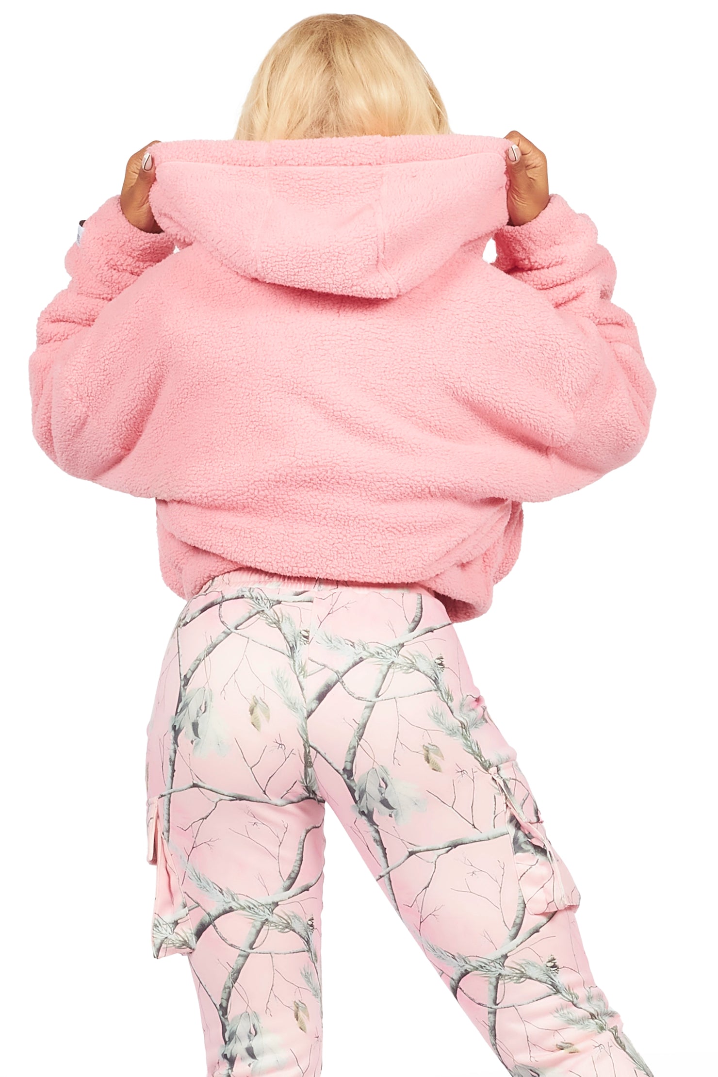 Lonia Pink Sherpa Jacket