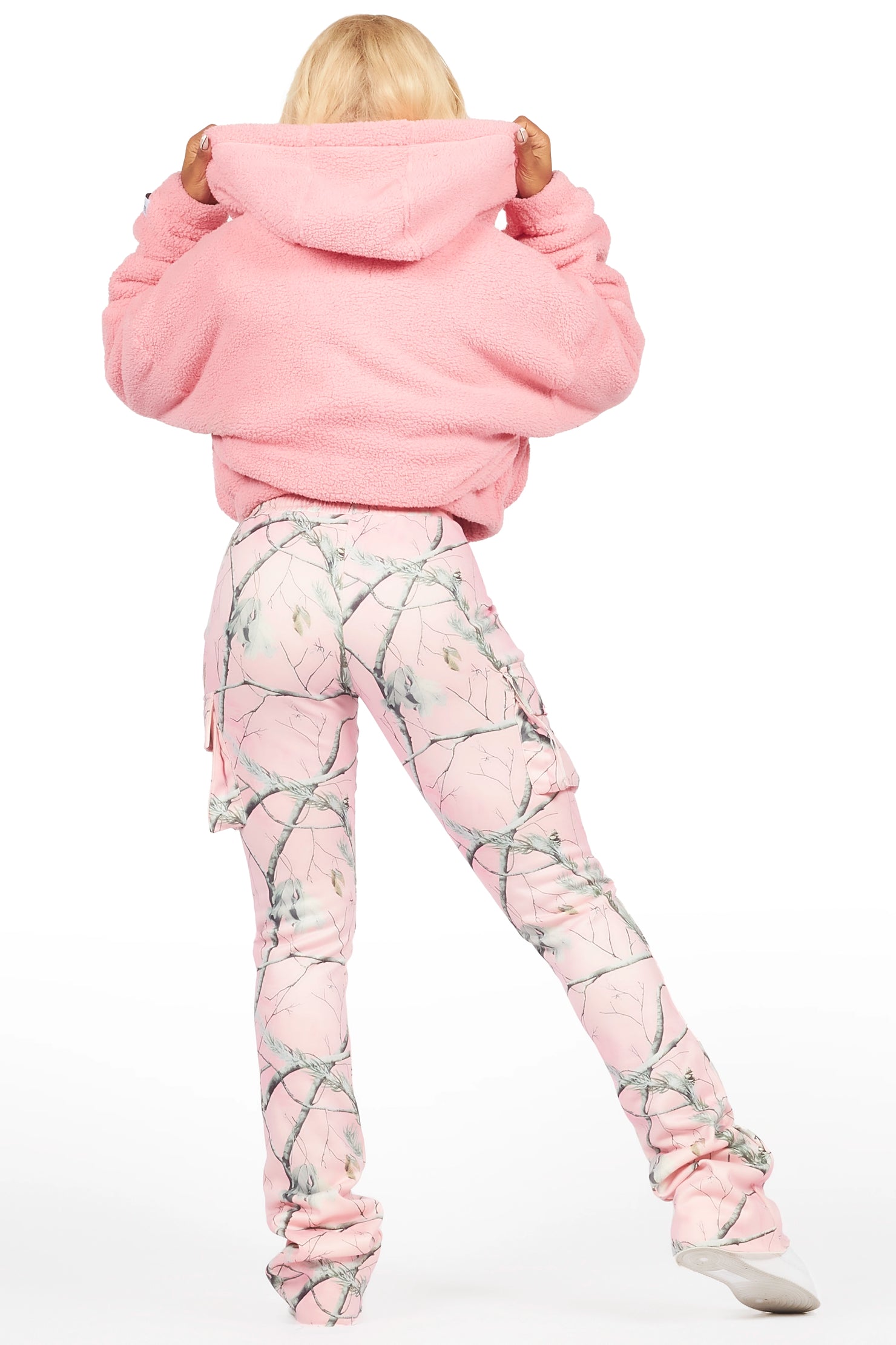 Lonia Pink Sherpa Jacket