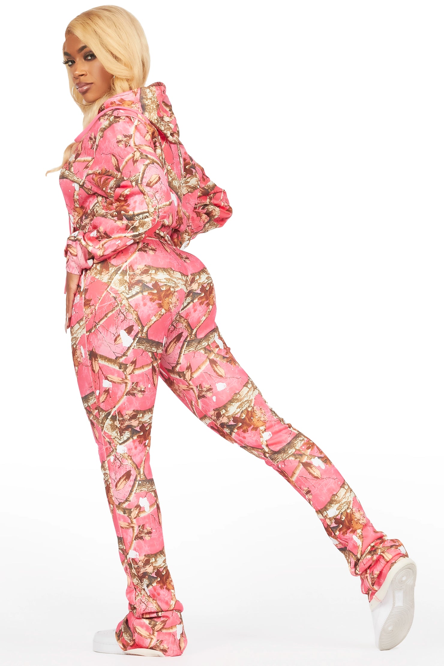 Hadley Pink Tree Camo Super Stacked Trackset