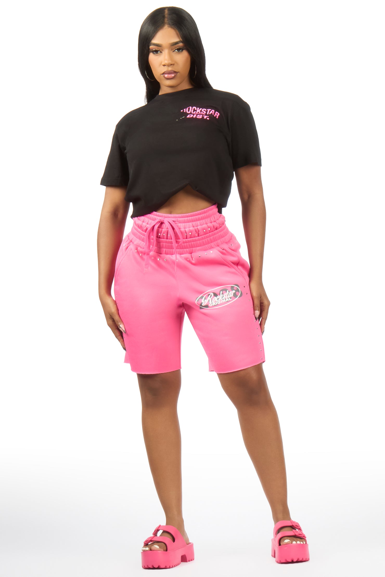 Dezstany Pink Baggy Short