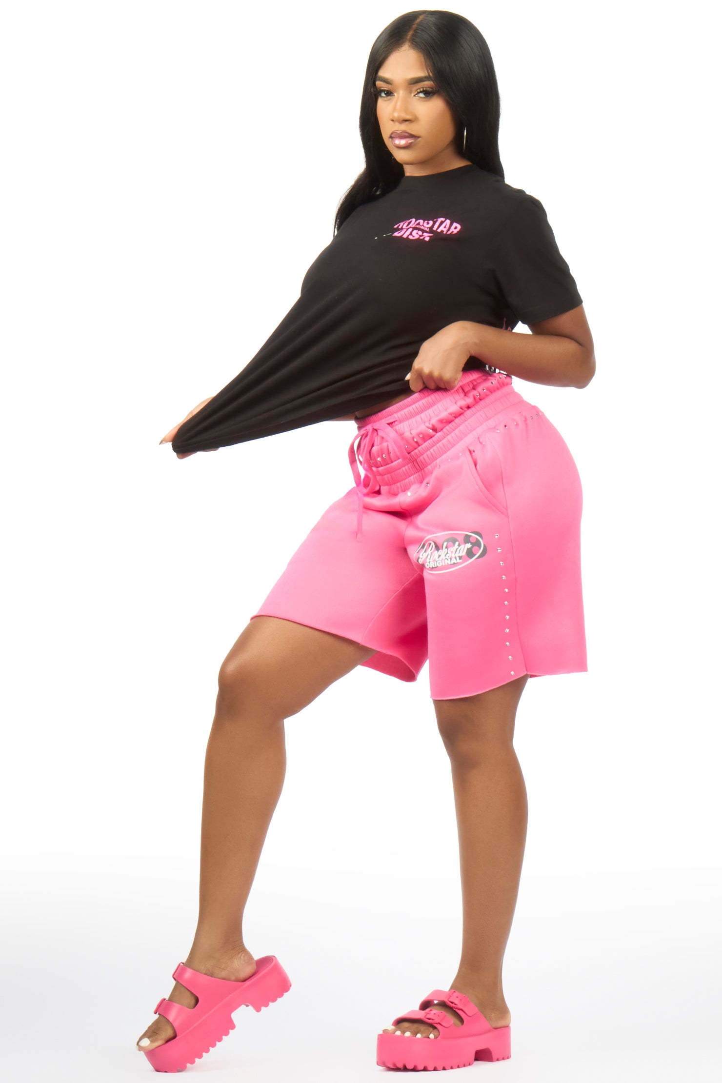 Dezstany Pink Baggy Short