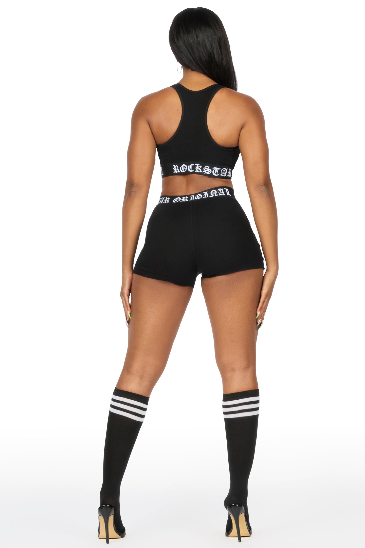 Tyziana Black Sports Bra