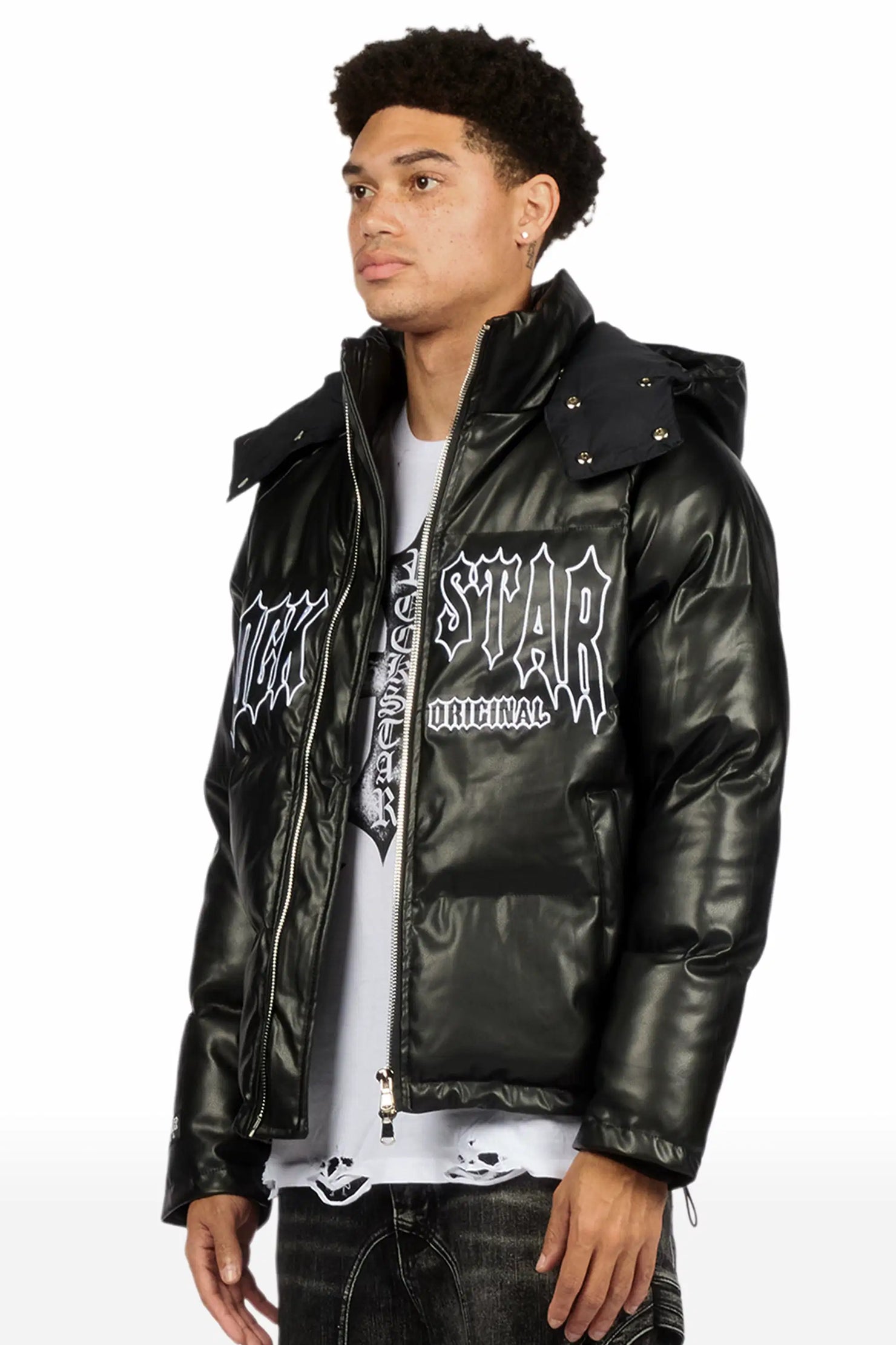 Ravi Black Puffer Jacket