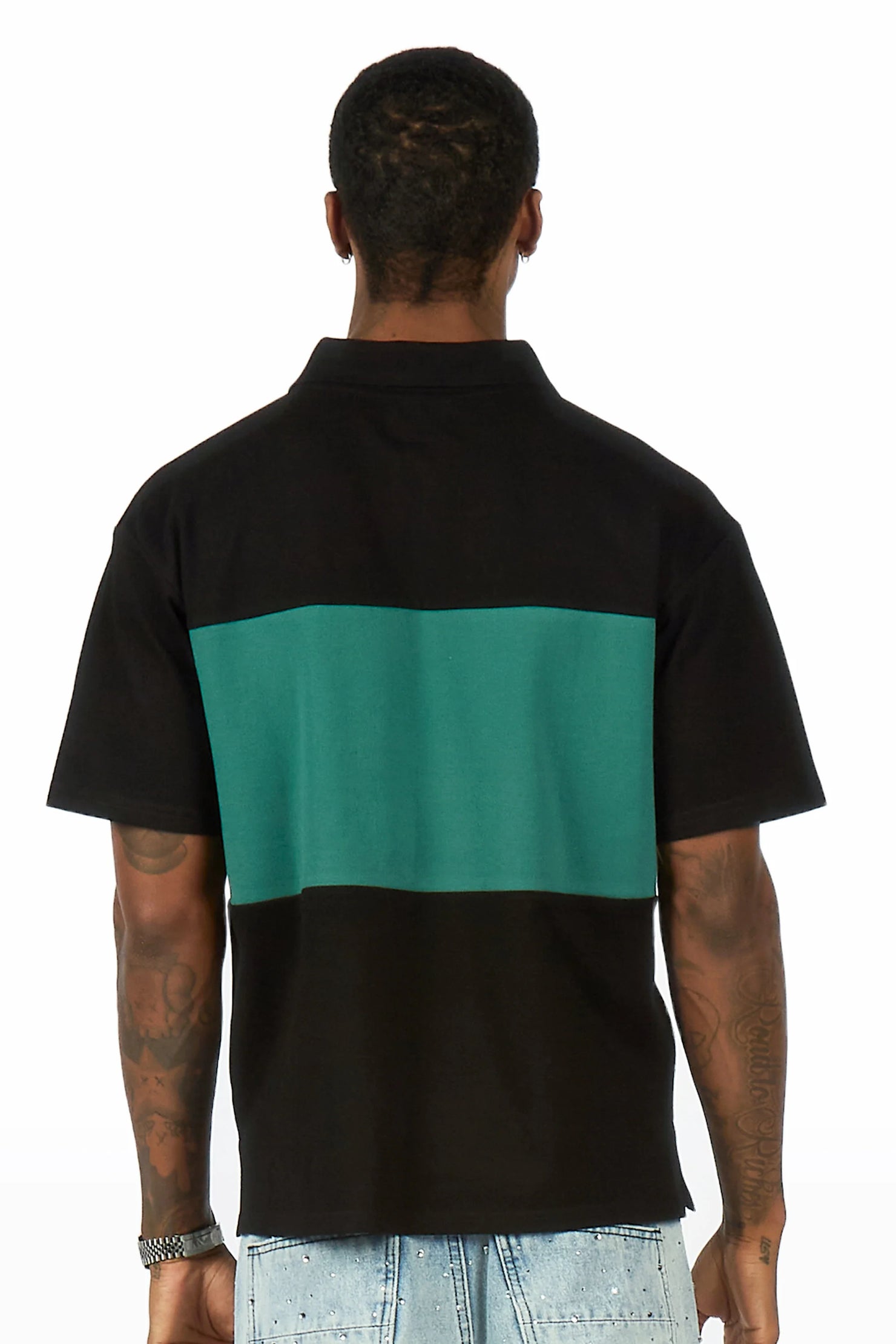 Elad Black Polo Shirt