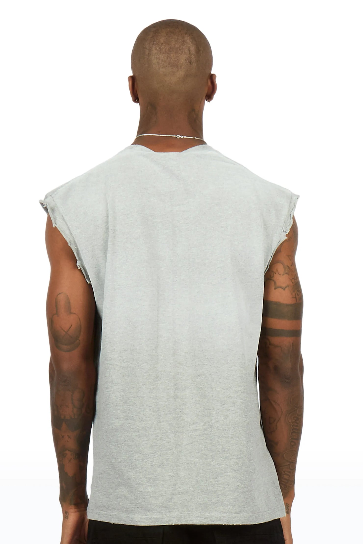 Kyren Grey Cut off Tee
