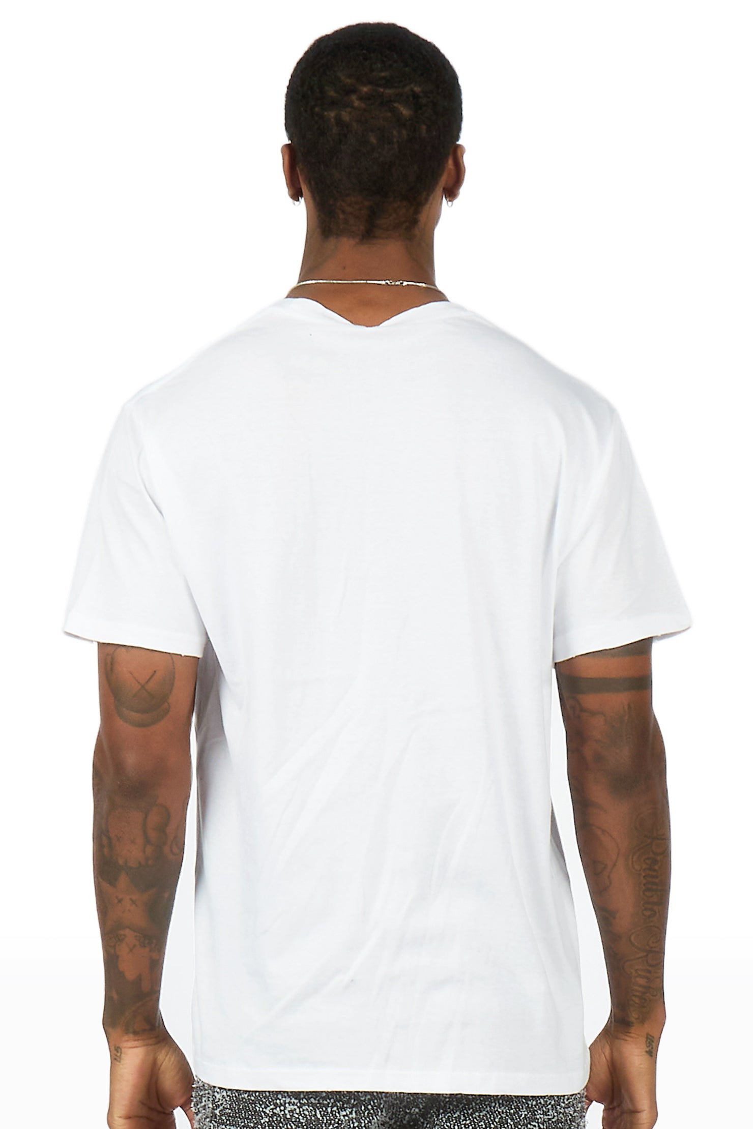 Reign White Oversized Graphic T-Shirt