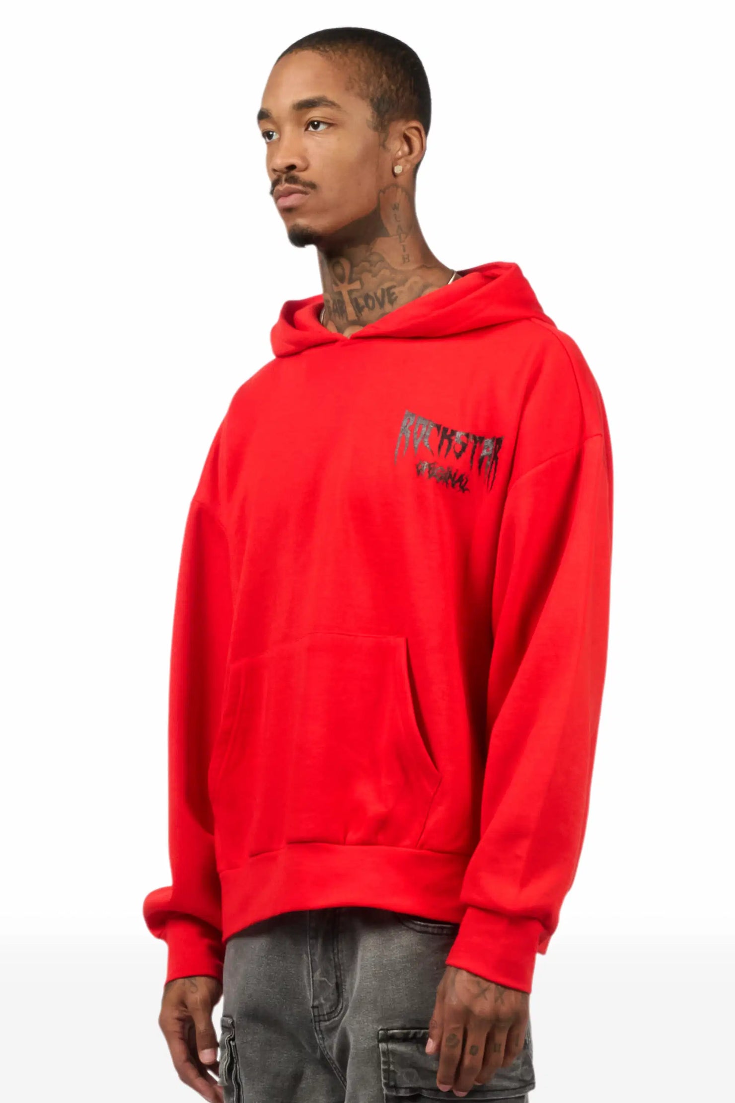 Twinkle Red Graphic Hoodie