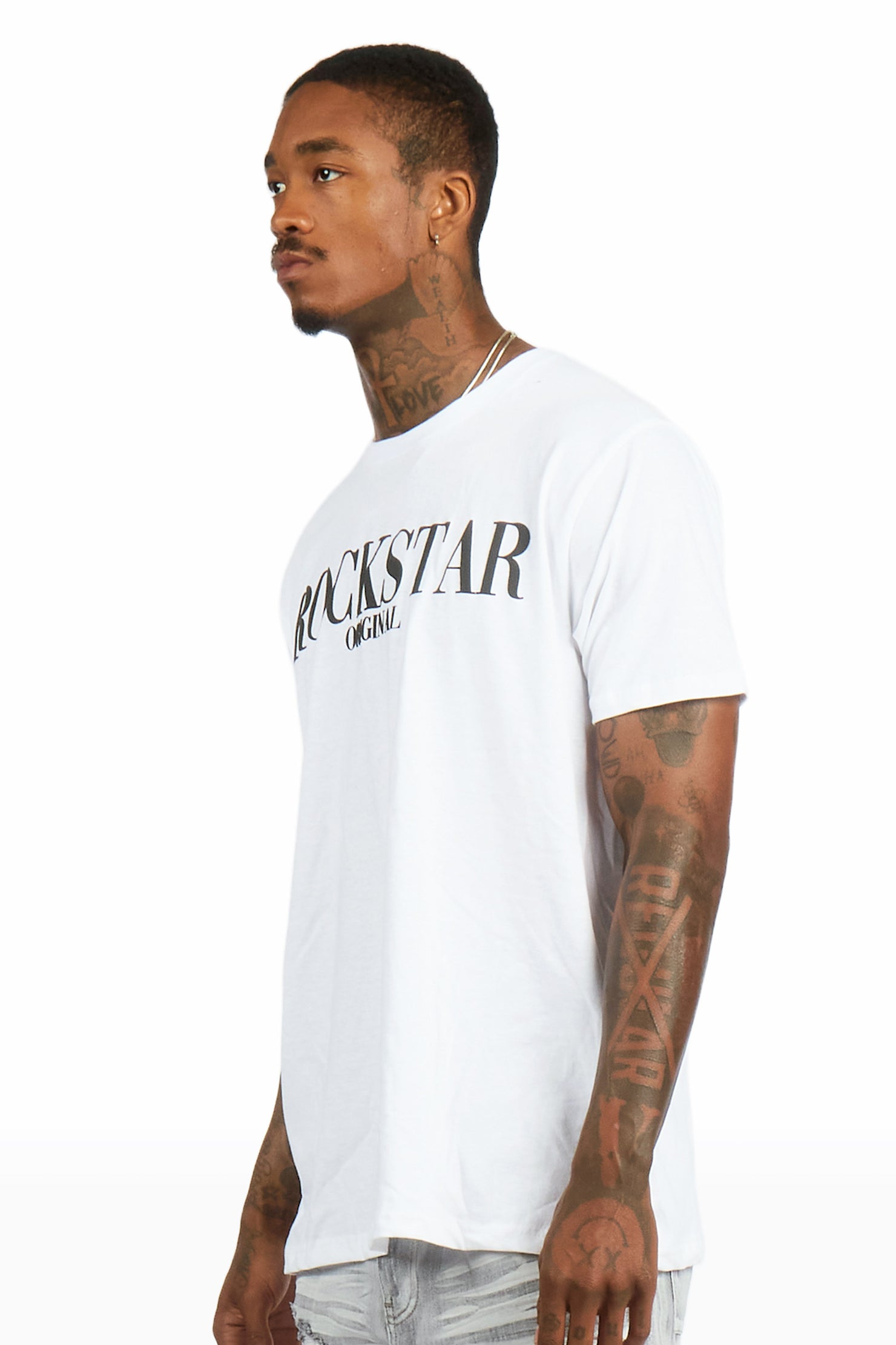 Octavio 2.0 White/Black Oversized Graphic T-Shirt