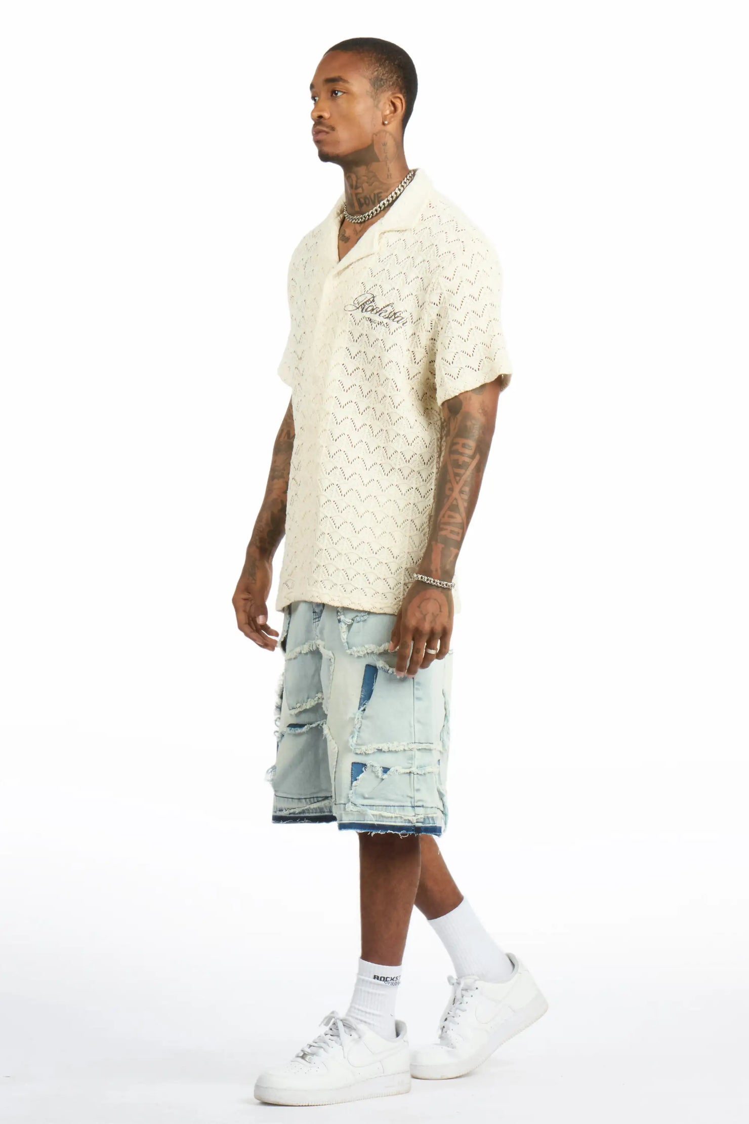 Jacomus Blue Denim Short