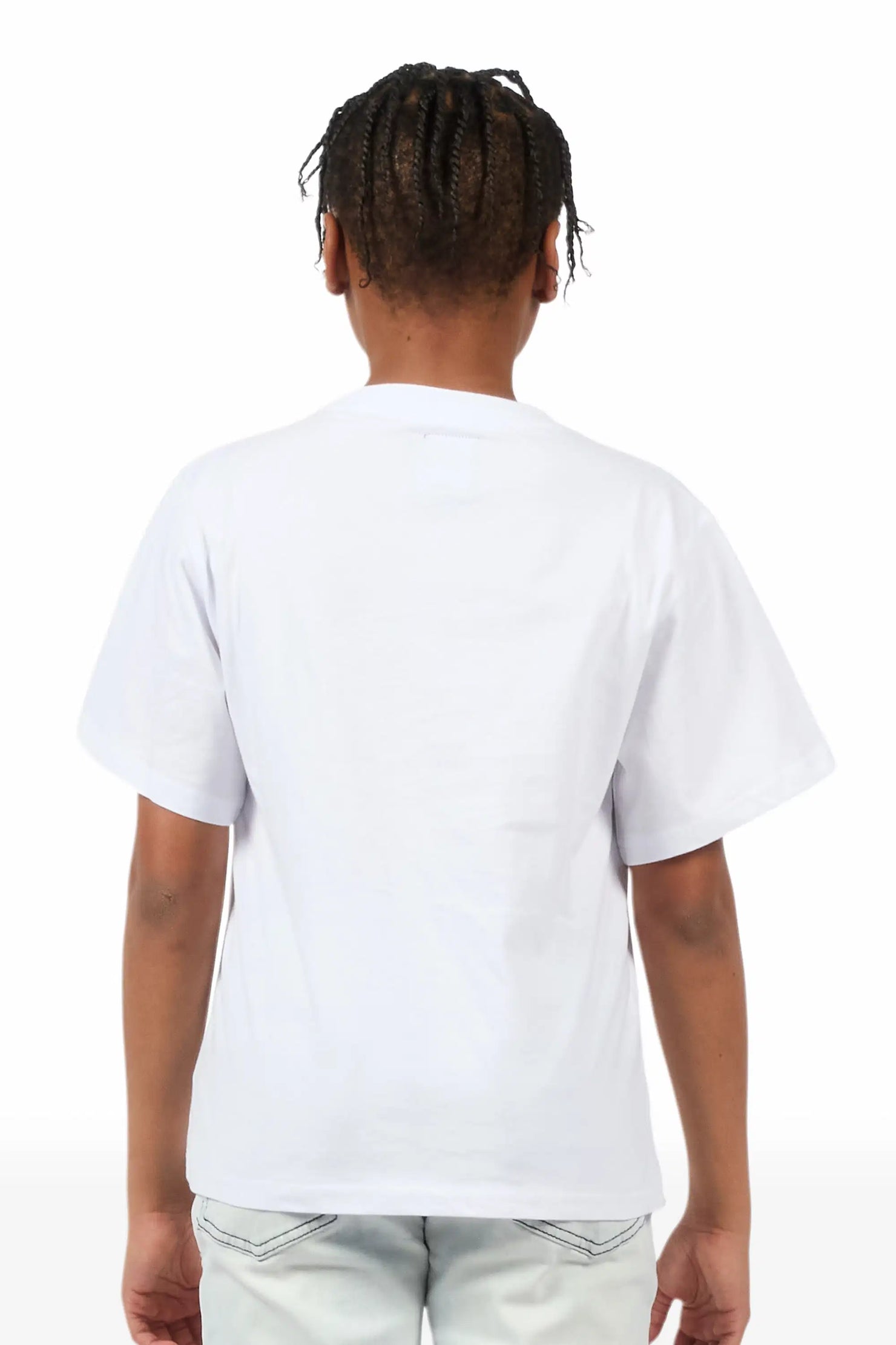 Boys Sherriso White Rhinestone T-Shirt