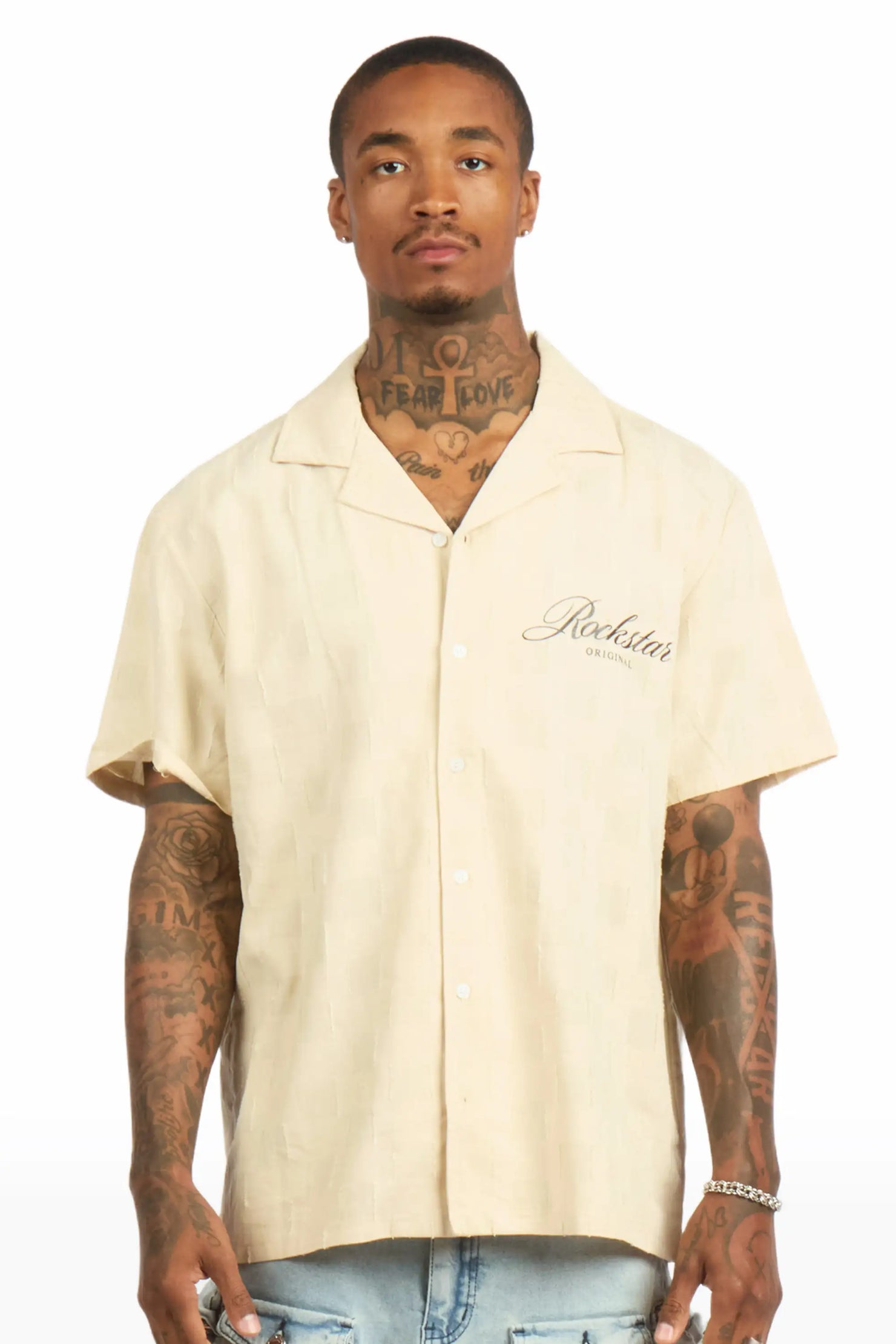 Payne Beige Button Down Shirt