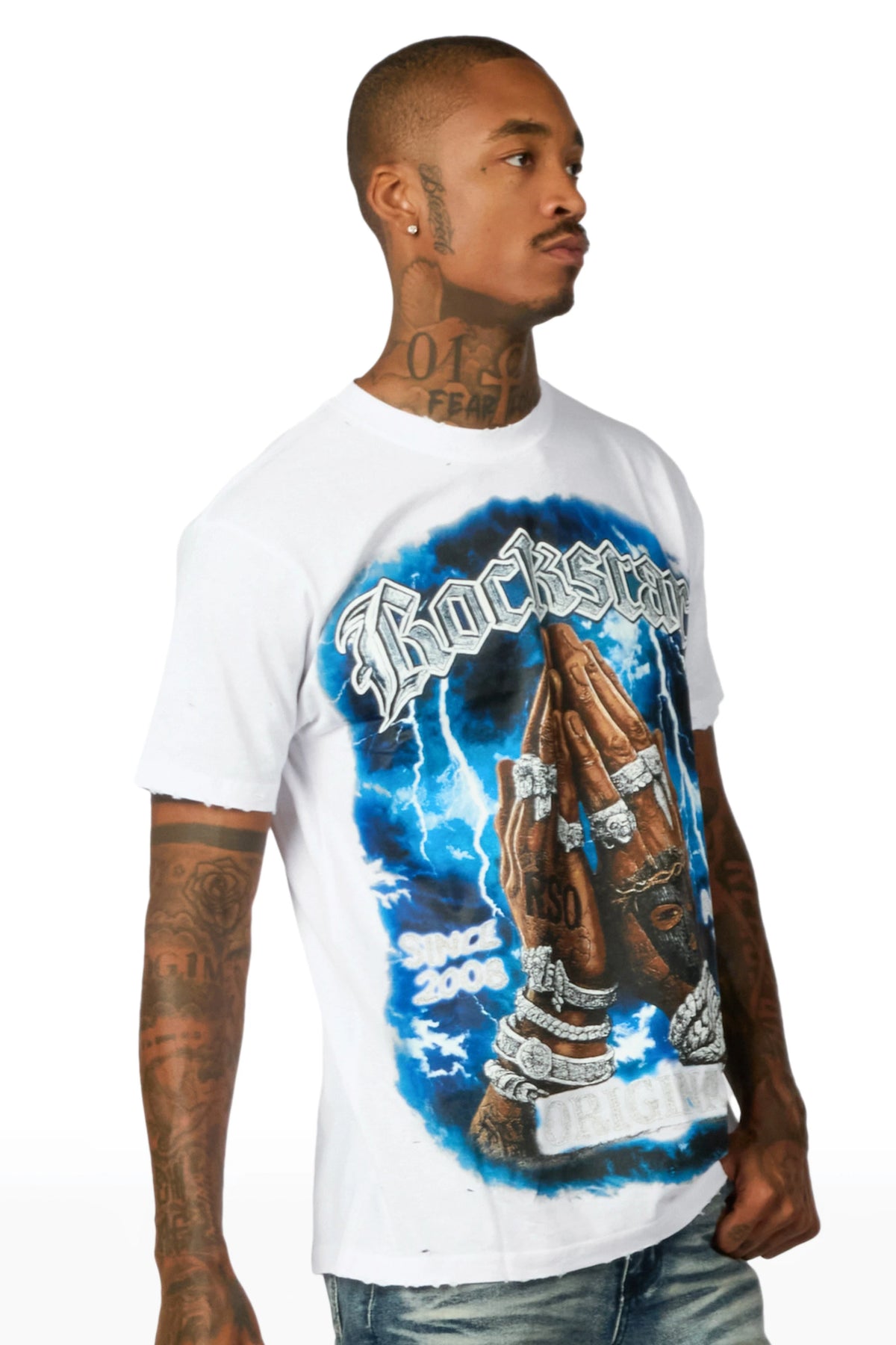 Thorne White Oversized Graphic T-Shirt