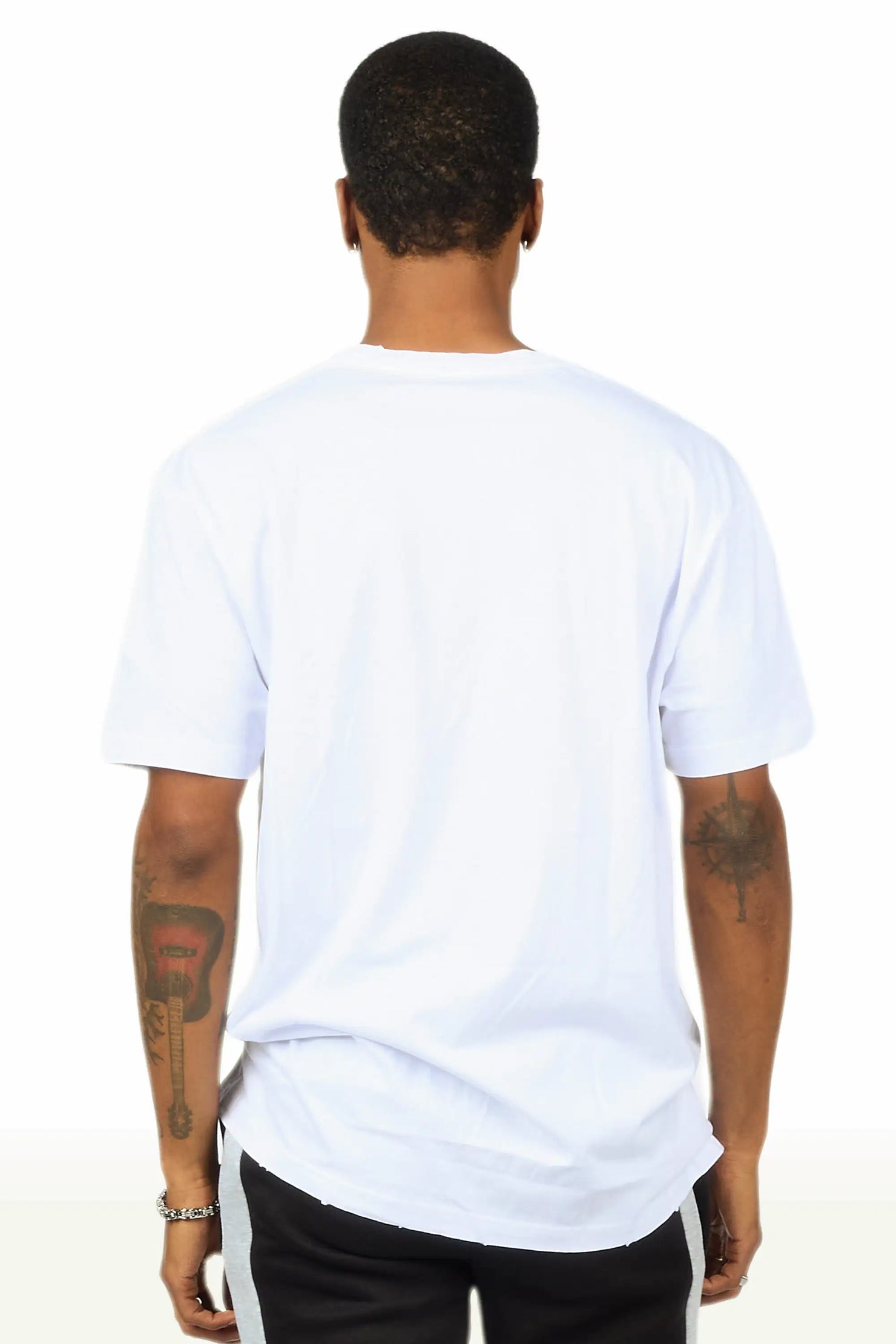 Rio White Oversized Graphic T-Shirt