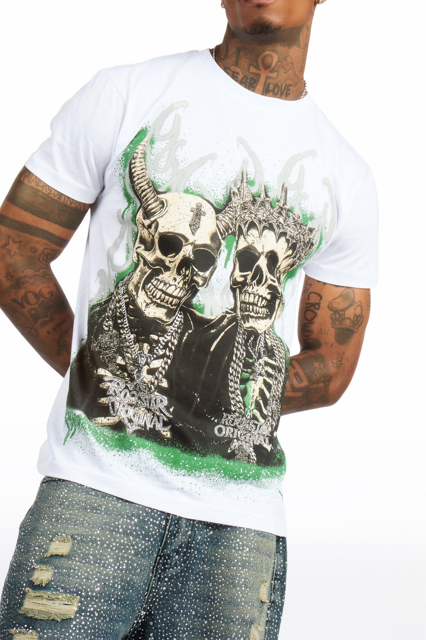 Kingston White Graphic T-Shirt