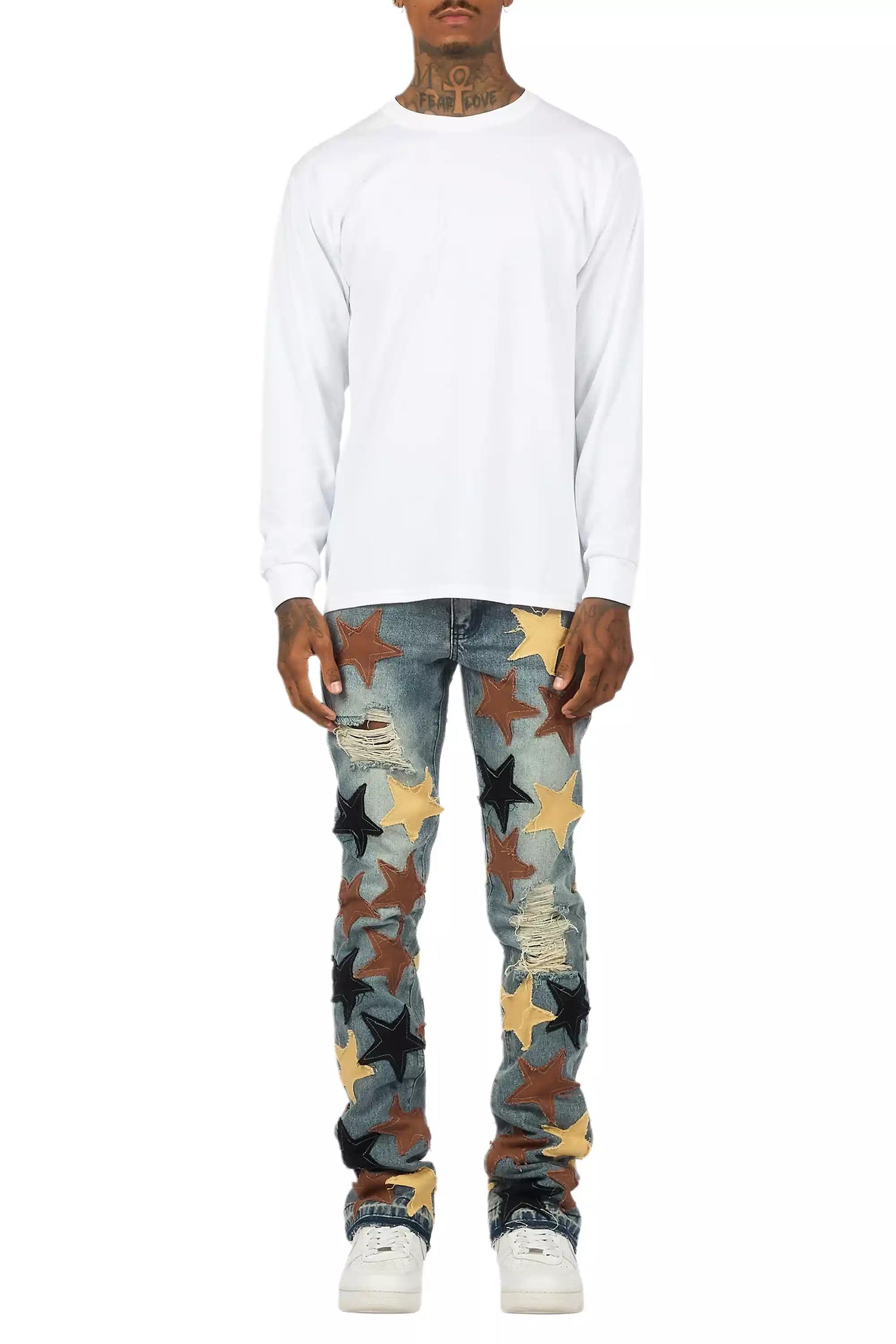 StarLane Vintage Stacked Flare Jean