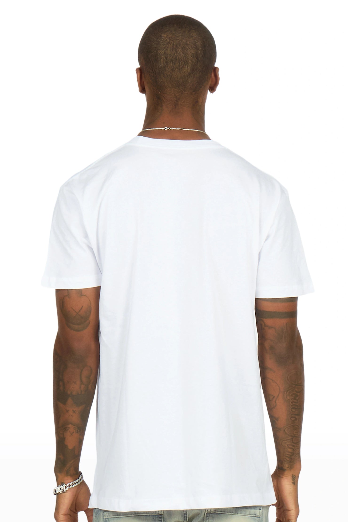 Pullen White Oversized Graphic T-Shirt