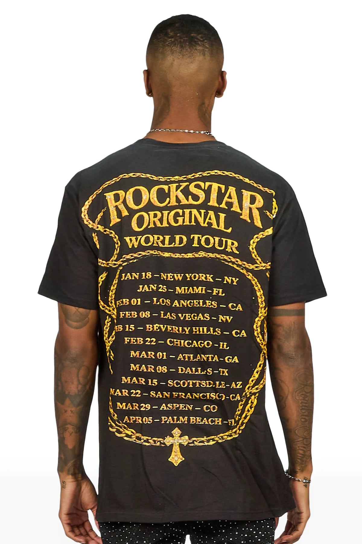 Bernal Black Oversized Graphic T-Shirt