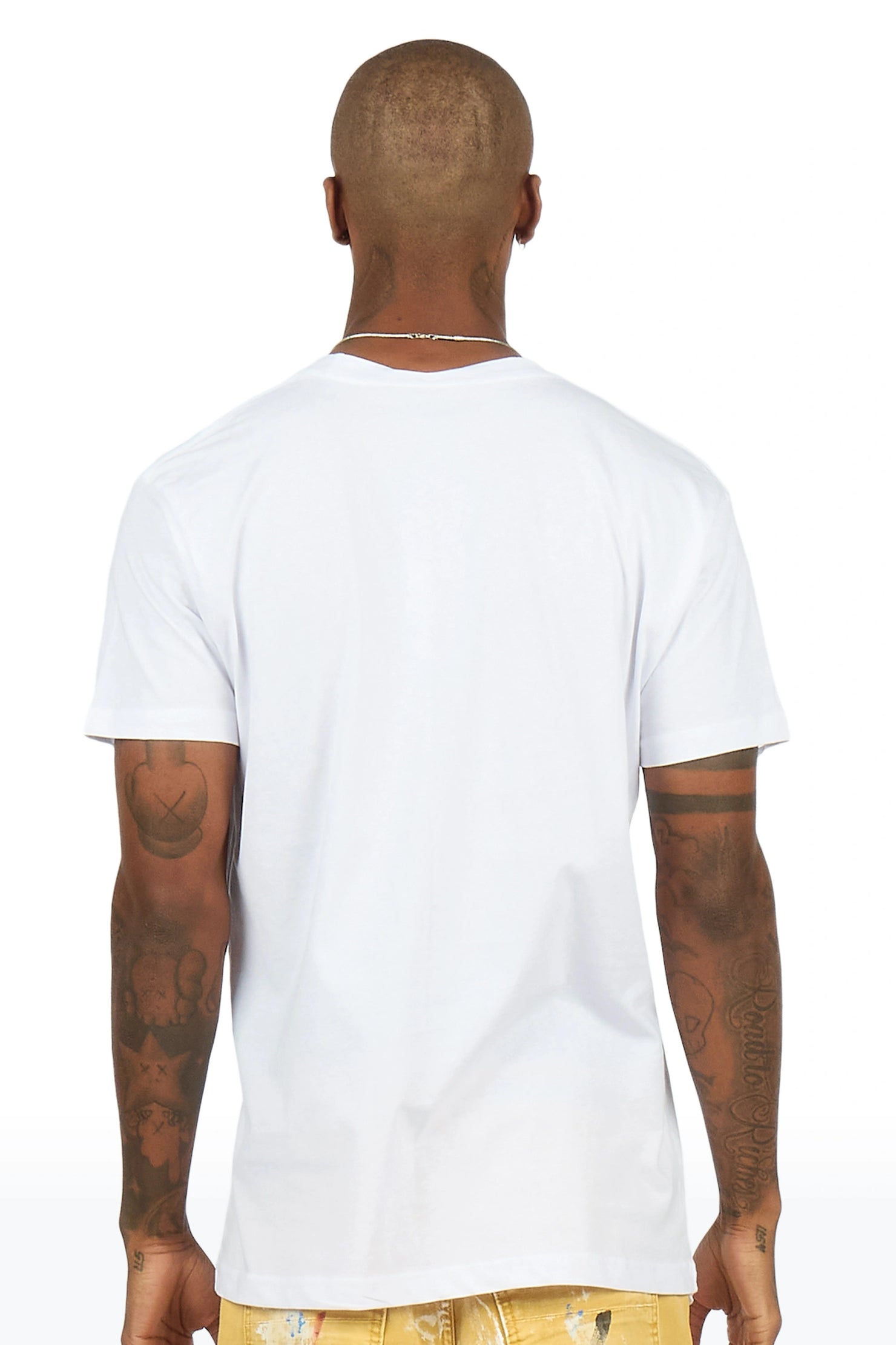 Imani White Oversized Graphic T-Shirt