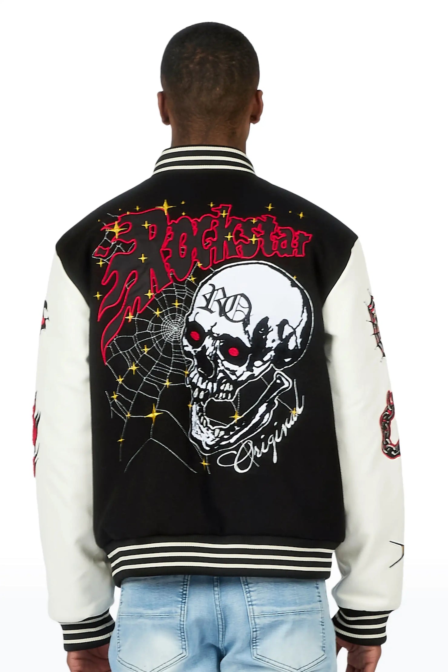 Brennin Black Varsity Jacket