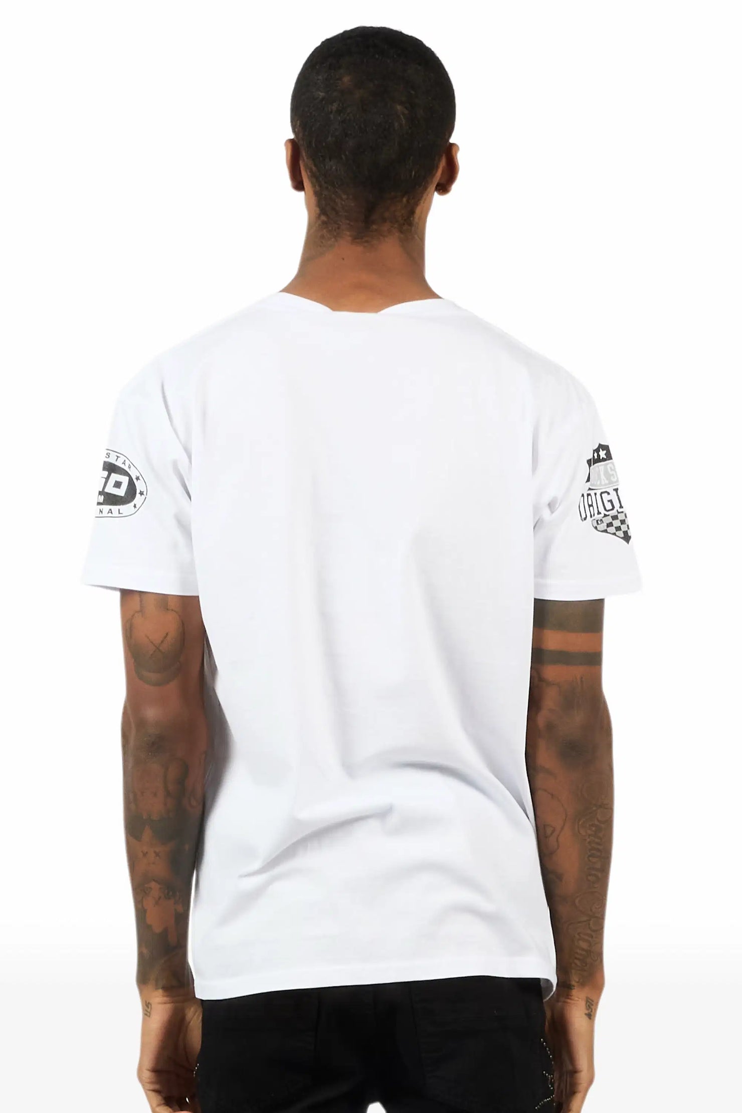 Amos 2.0 White/Black Graphic T-Shirt