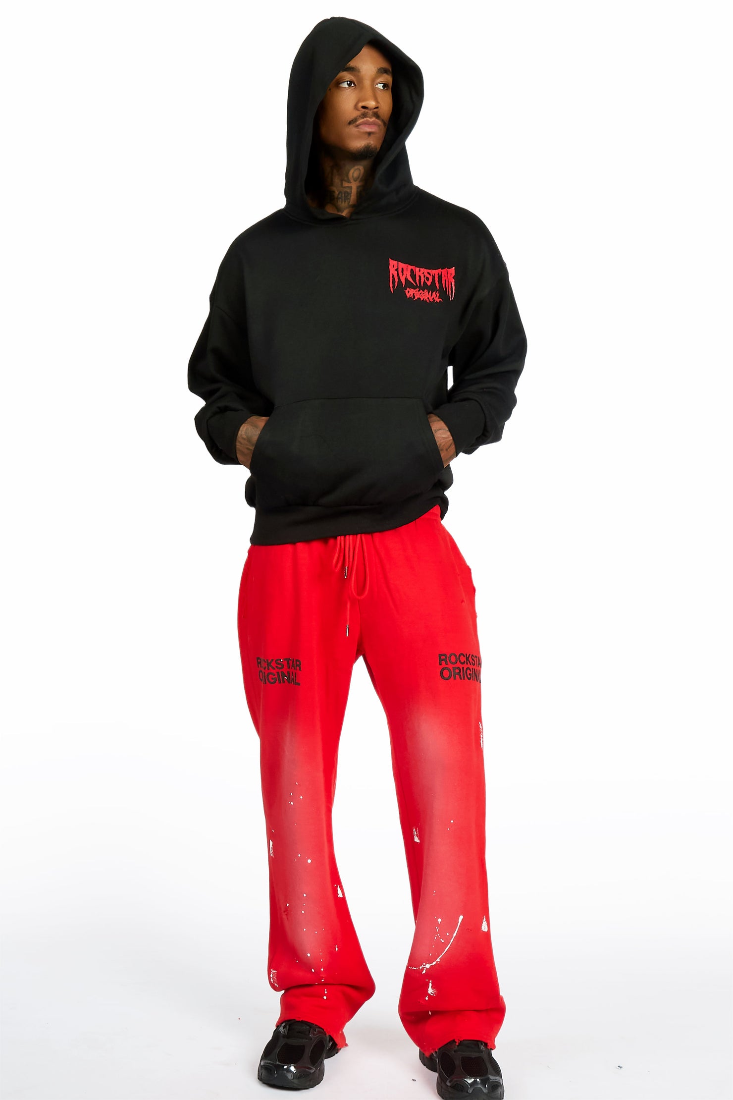 Reign Red Relaxed Track Pant