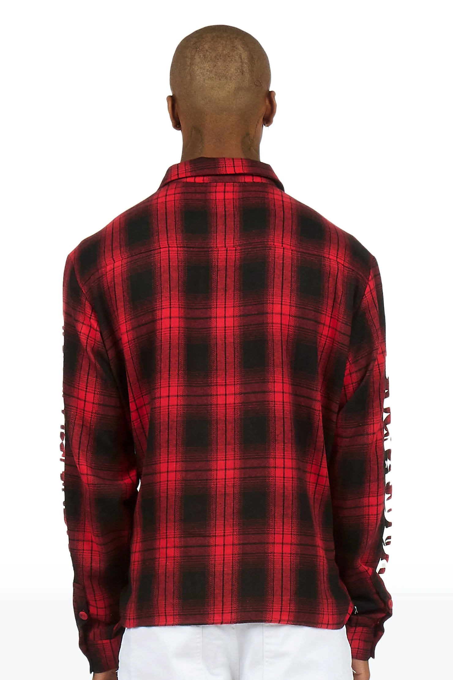 Helder Red Flannel Long Sleeve Shirt