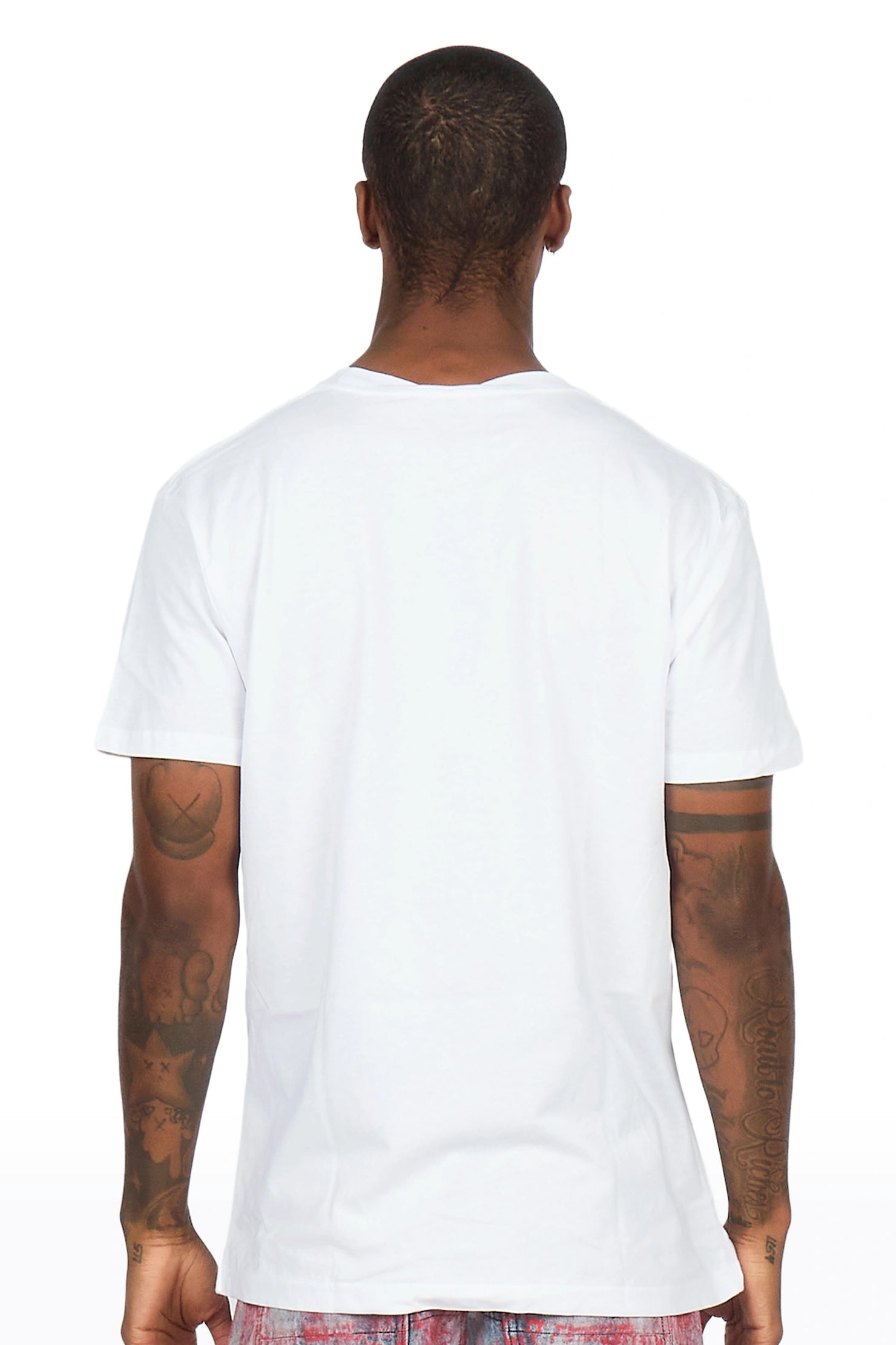 Tevyn White Oversized Graphic T-Shirt