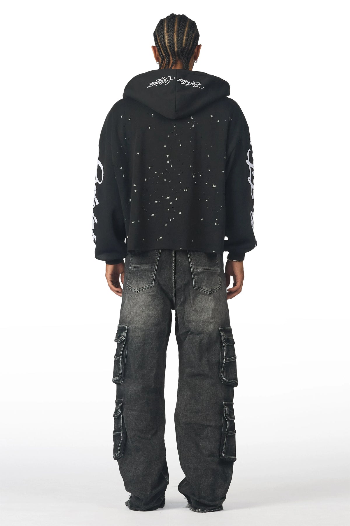 Keylor Black Wash Baggy Fit Jean