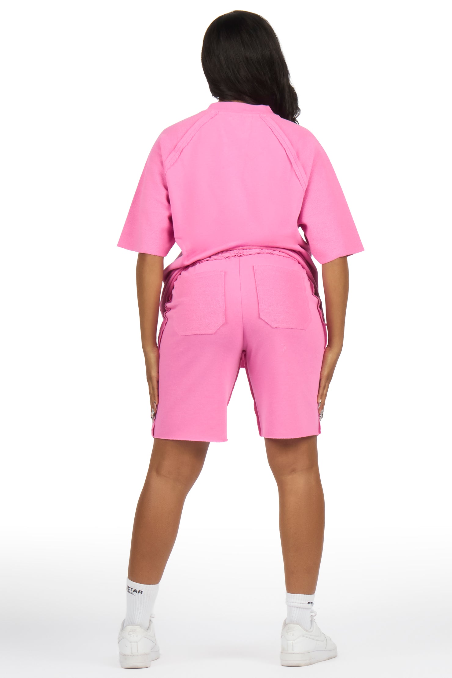 Vianney Pink T-Shirt Short Set