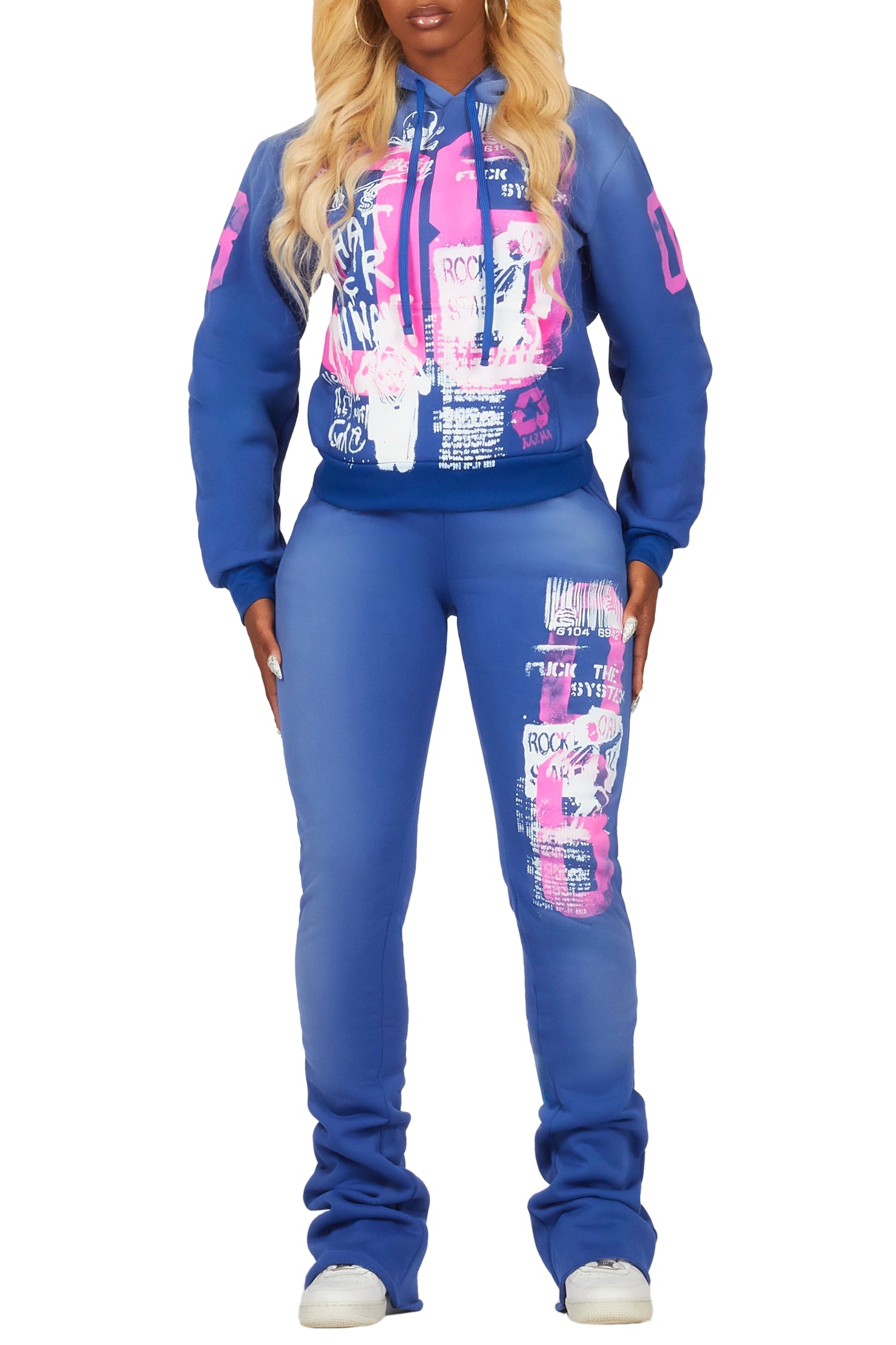 Arleasha Royal Blue Super Stacked Trackset