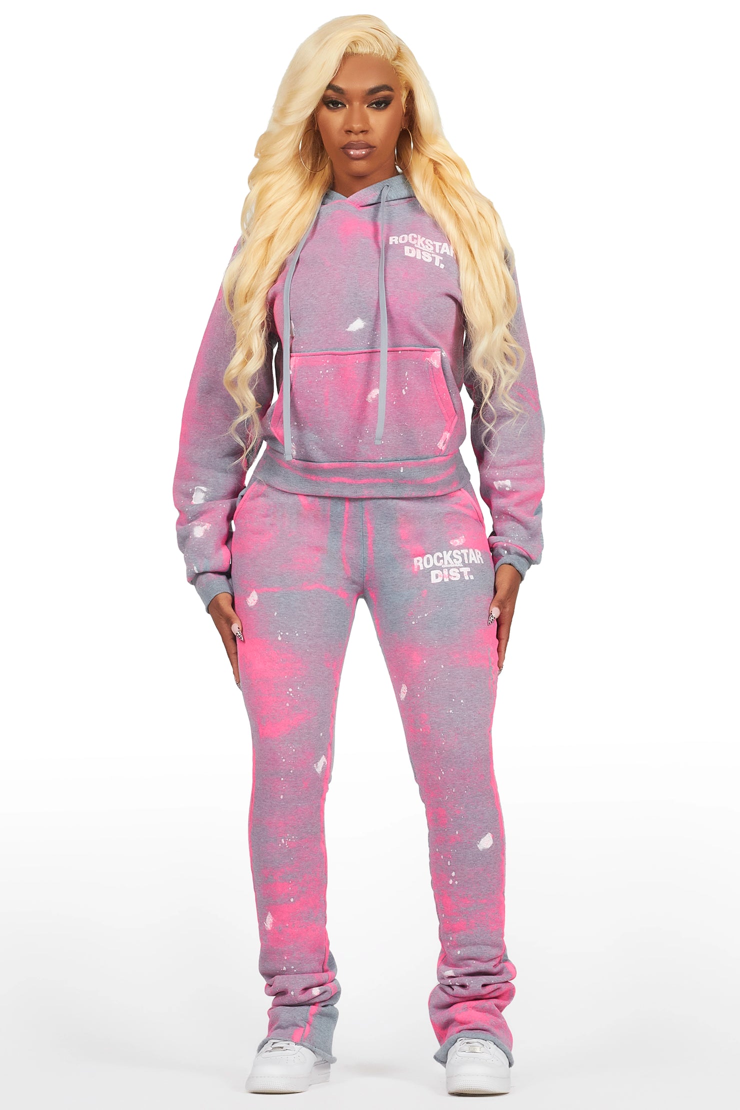 Keiana Heather Grey Super Stacked Trackset