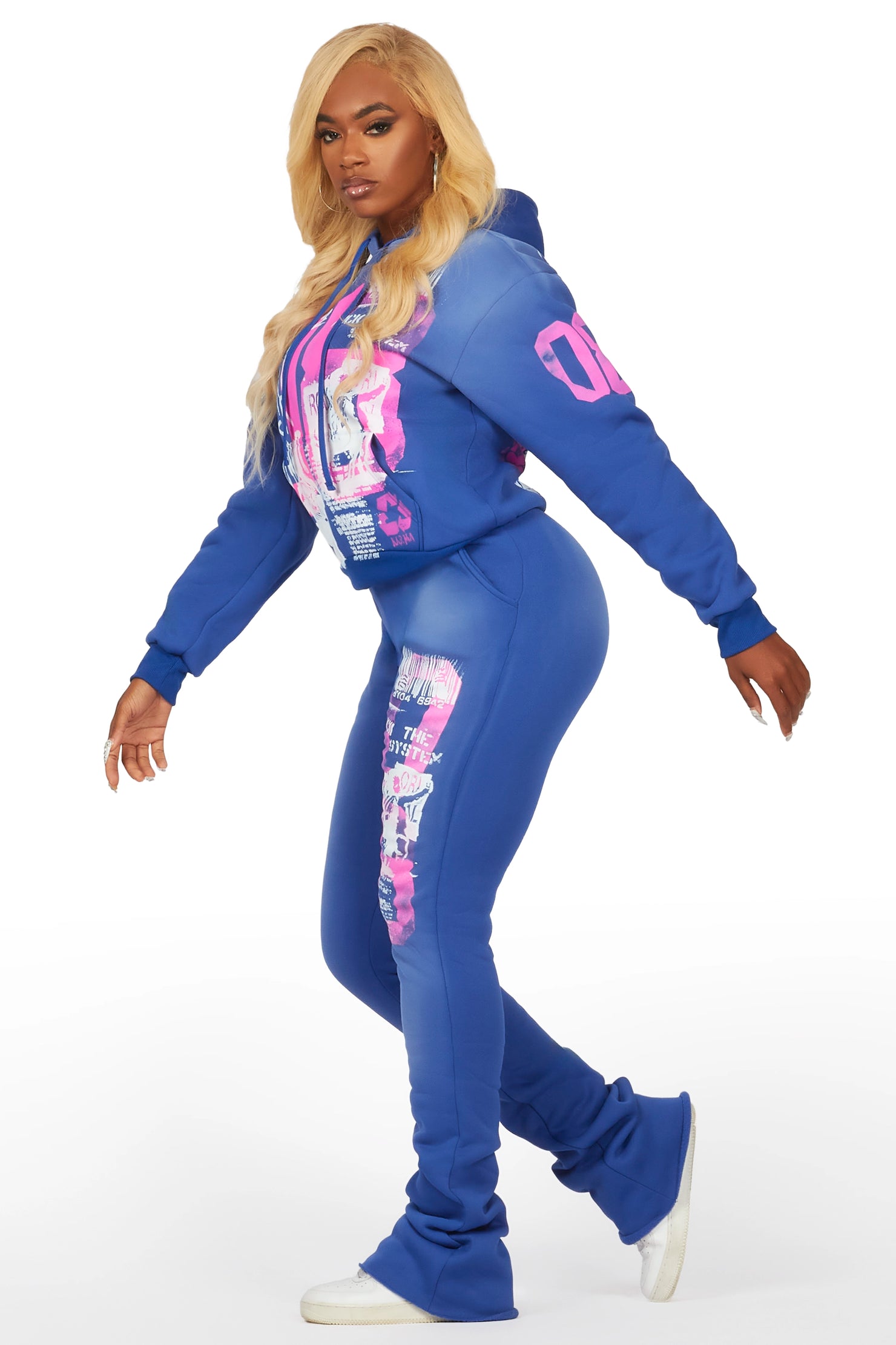 Arleasha Royal Blue Super Stacked Trackset