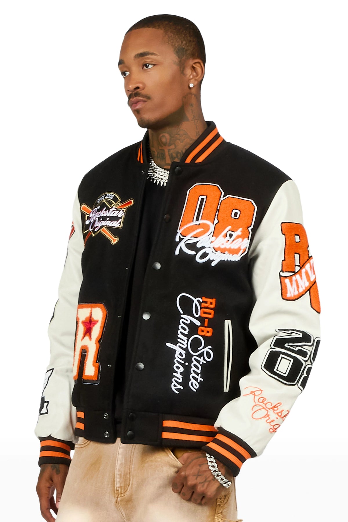 Forbidden Black Varsity Jacket