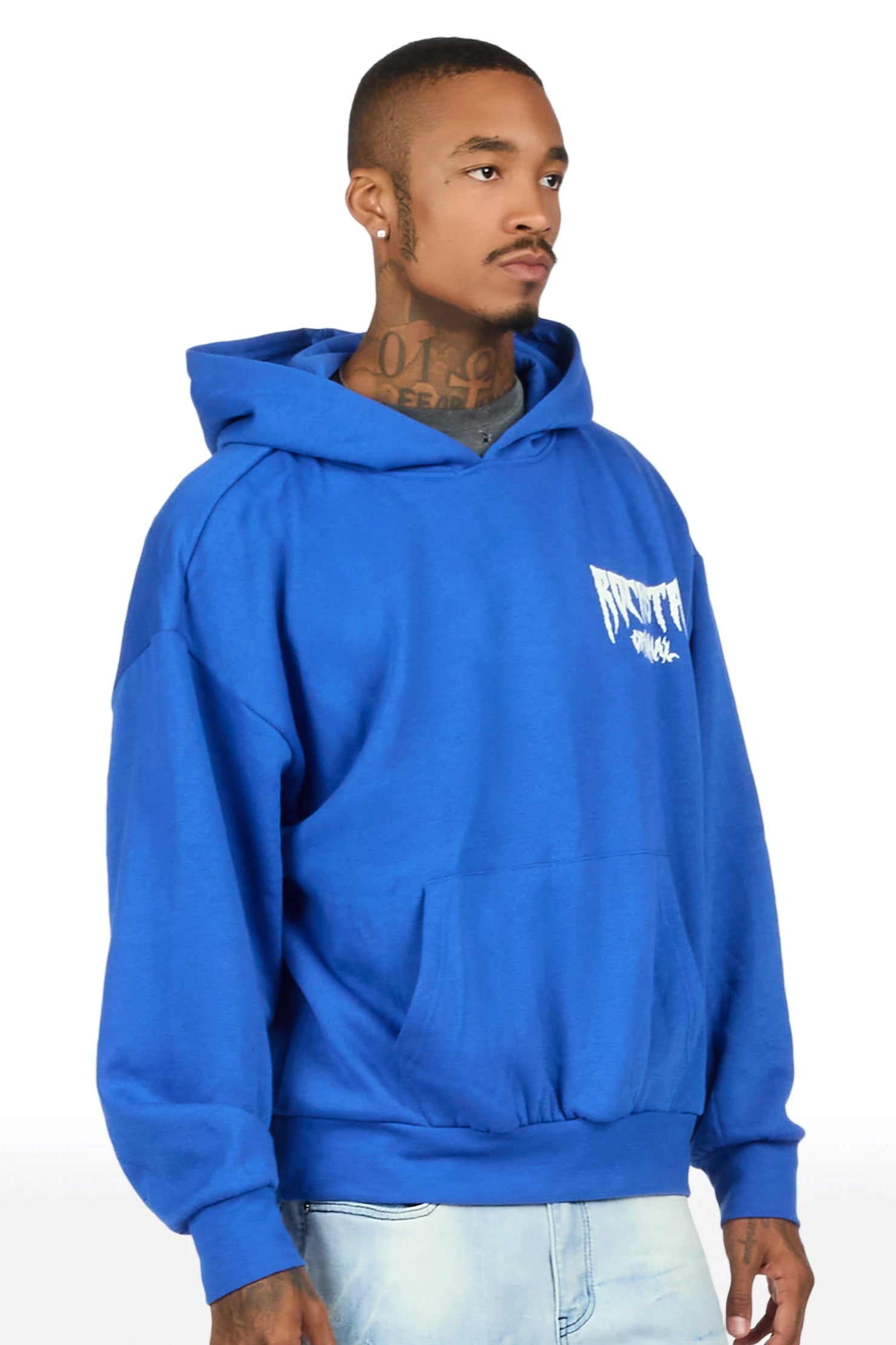 Twinkle Royal Blue Graphic Hoodie