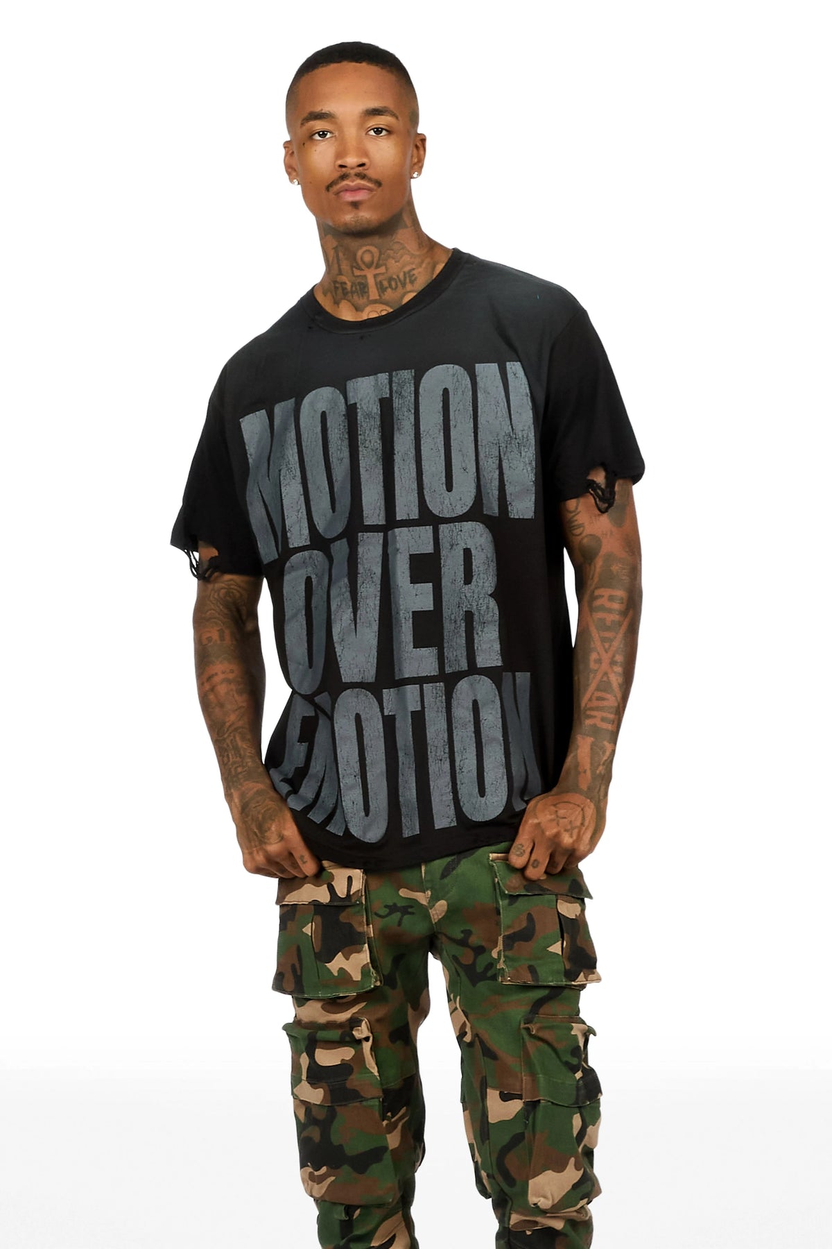 Rafe Black Oversized Graphic T-Shirt