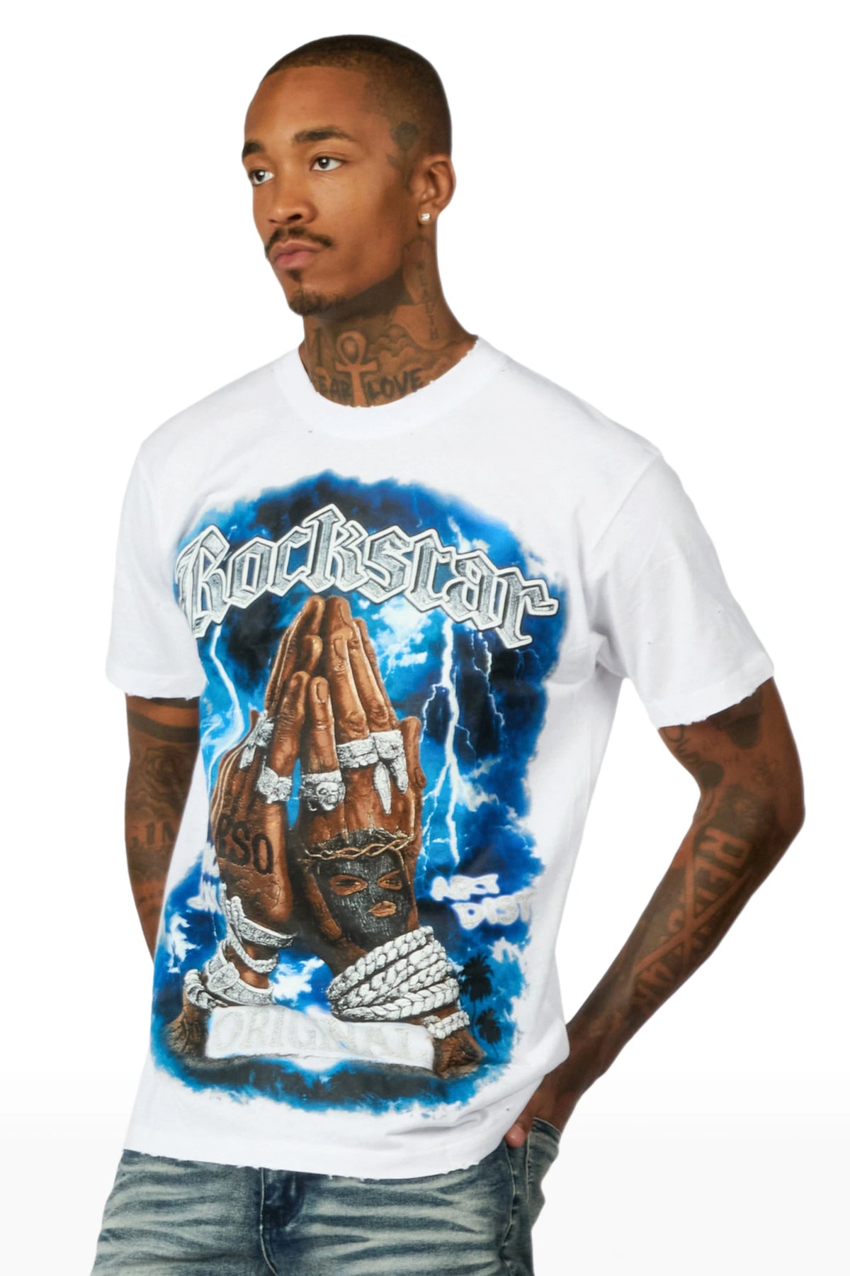 Thorne White Oversized Graphic T-Shirt