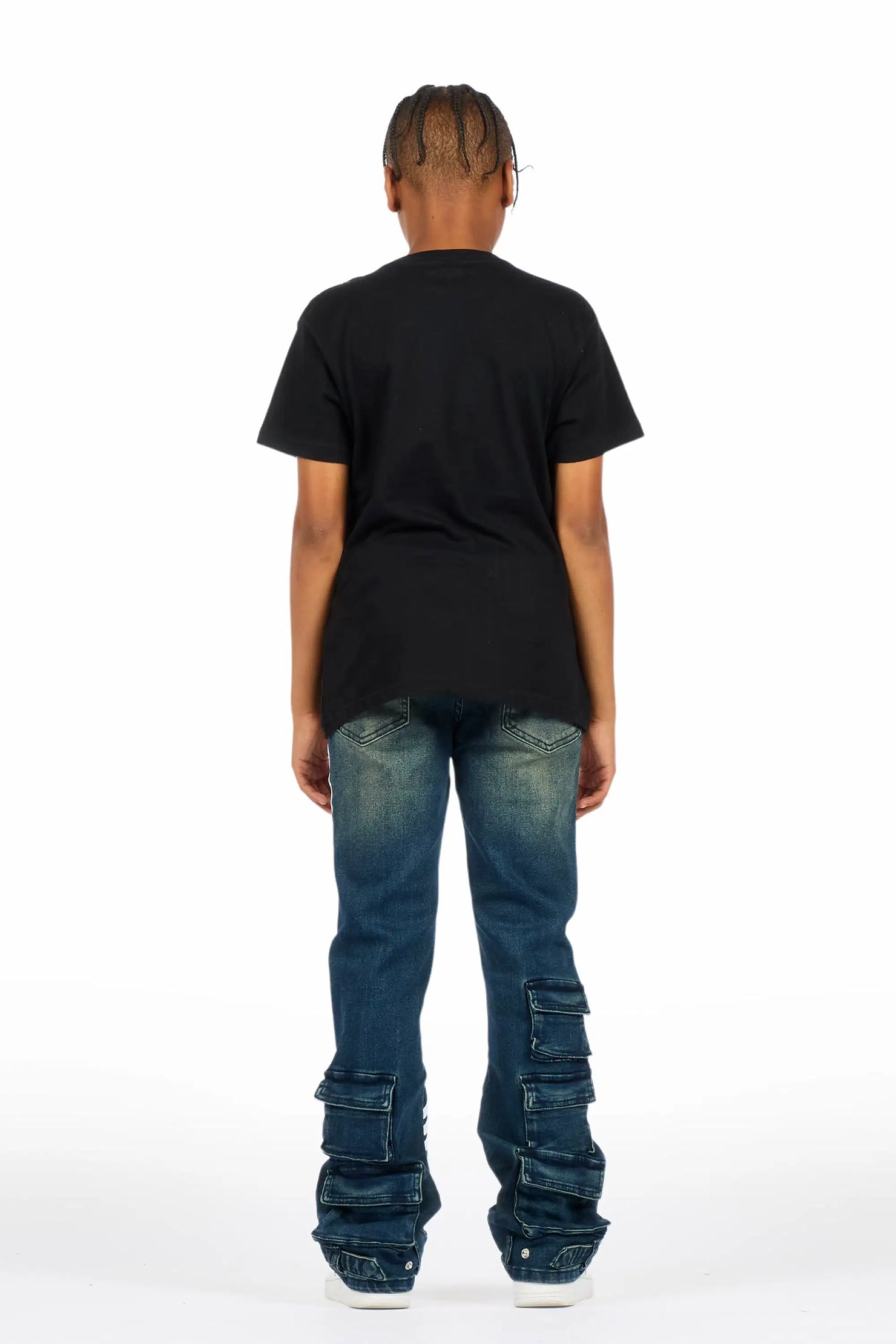 Boys Jazz Dark Wash Stacked Jean