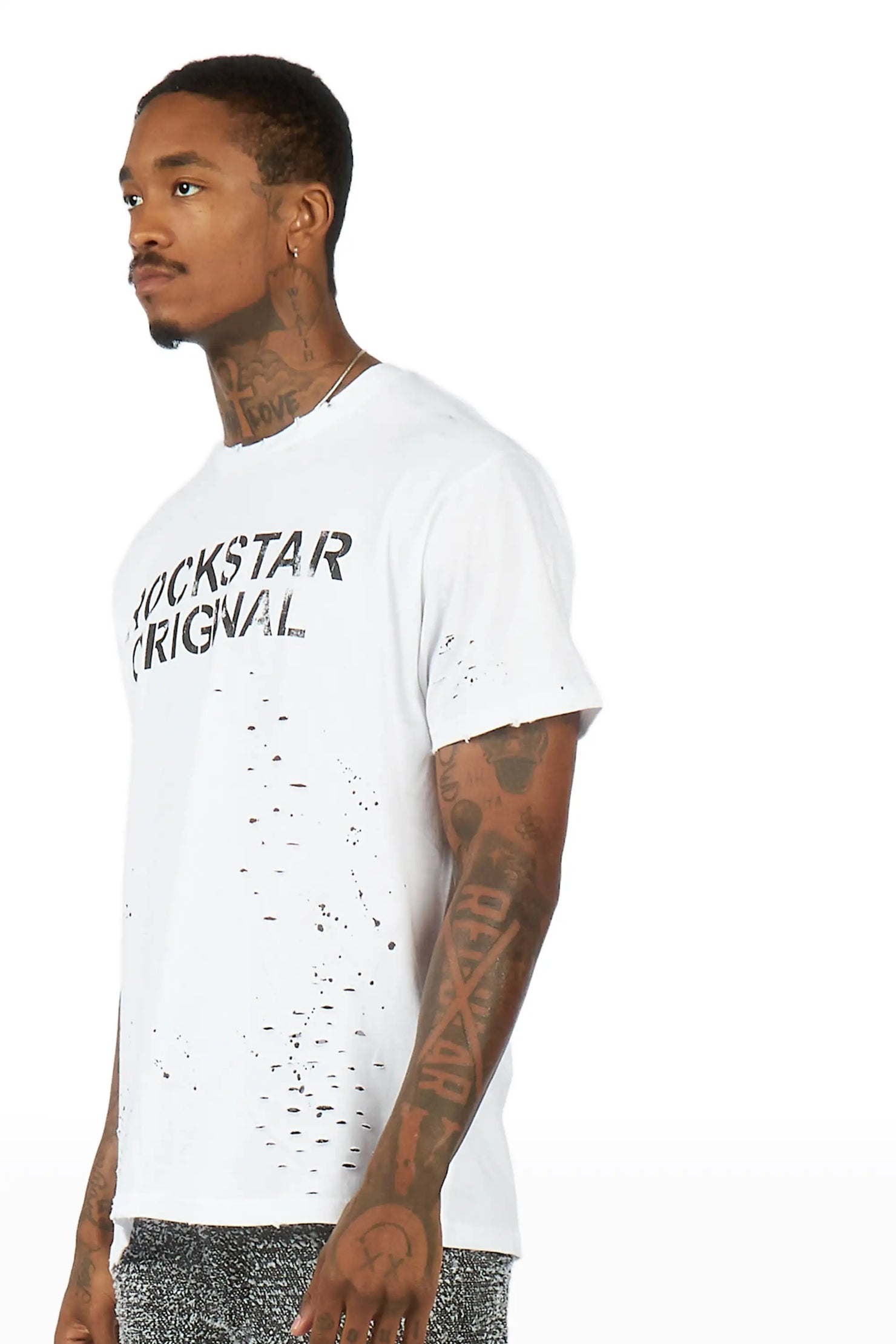 Reign White Oversized Graphic T-Shirt