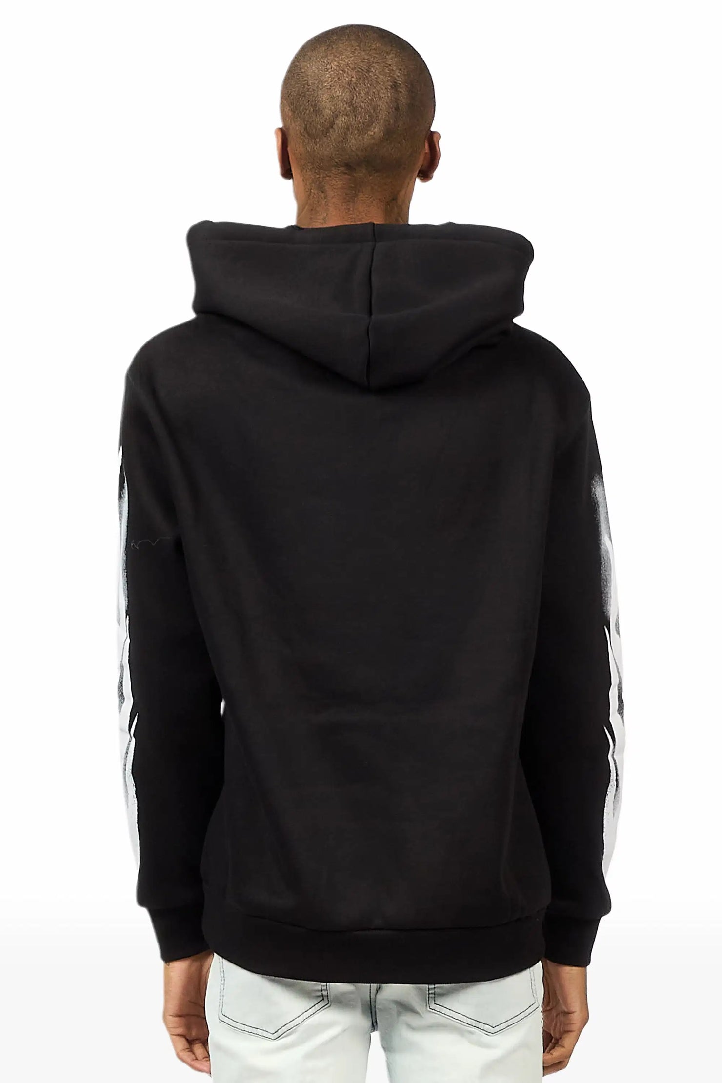 Banyan Black Graphic Relaxed Hoodie