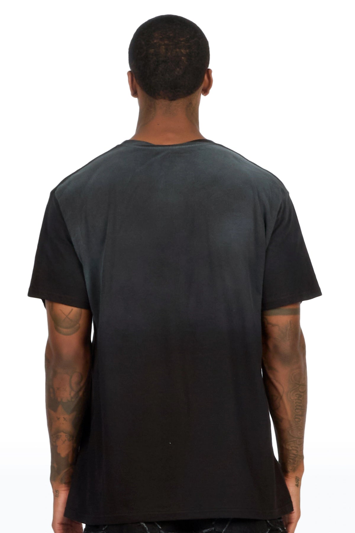 Melo Black Oversized Graphic T-Shirt