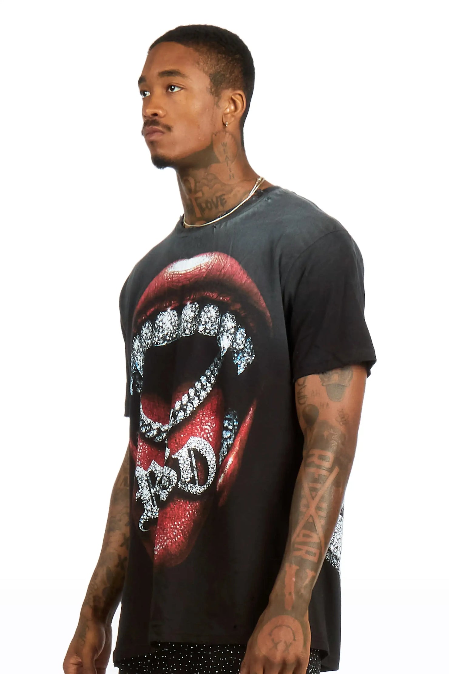 Noctis Black Oversized Graphic T-Shirt