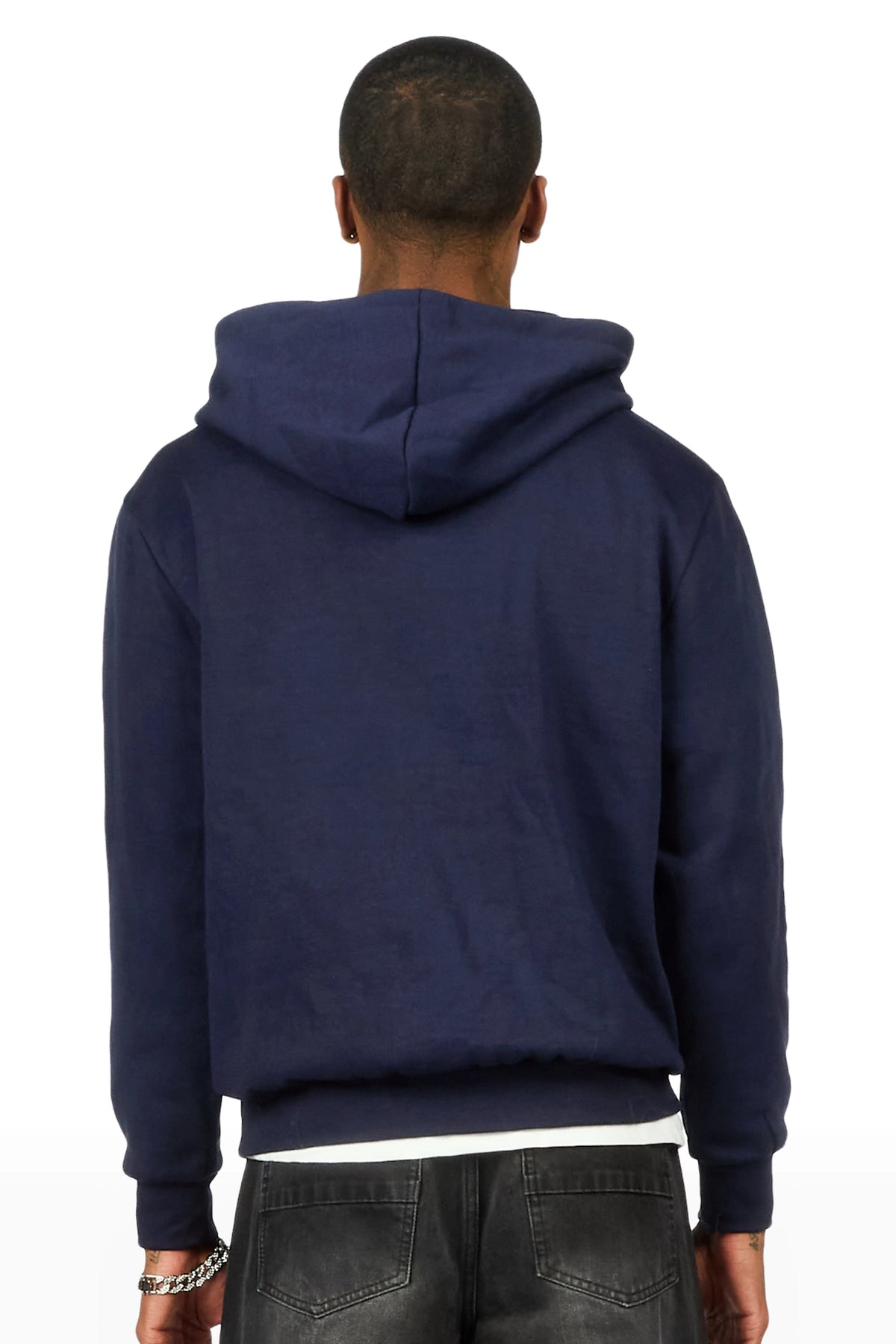 Damek Navy Graphic Hoodie