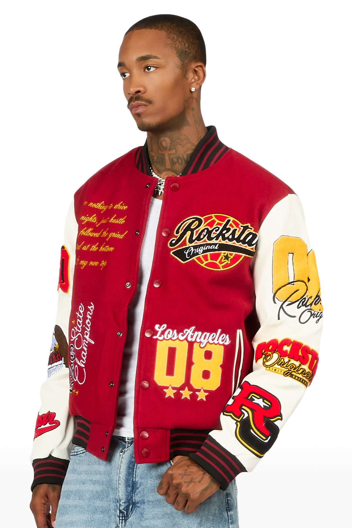 Griffith Red Varsity Jacket
