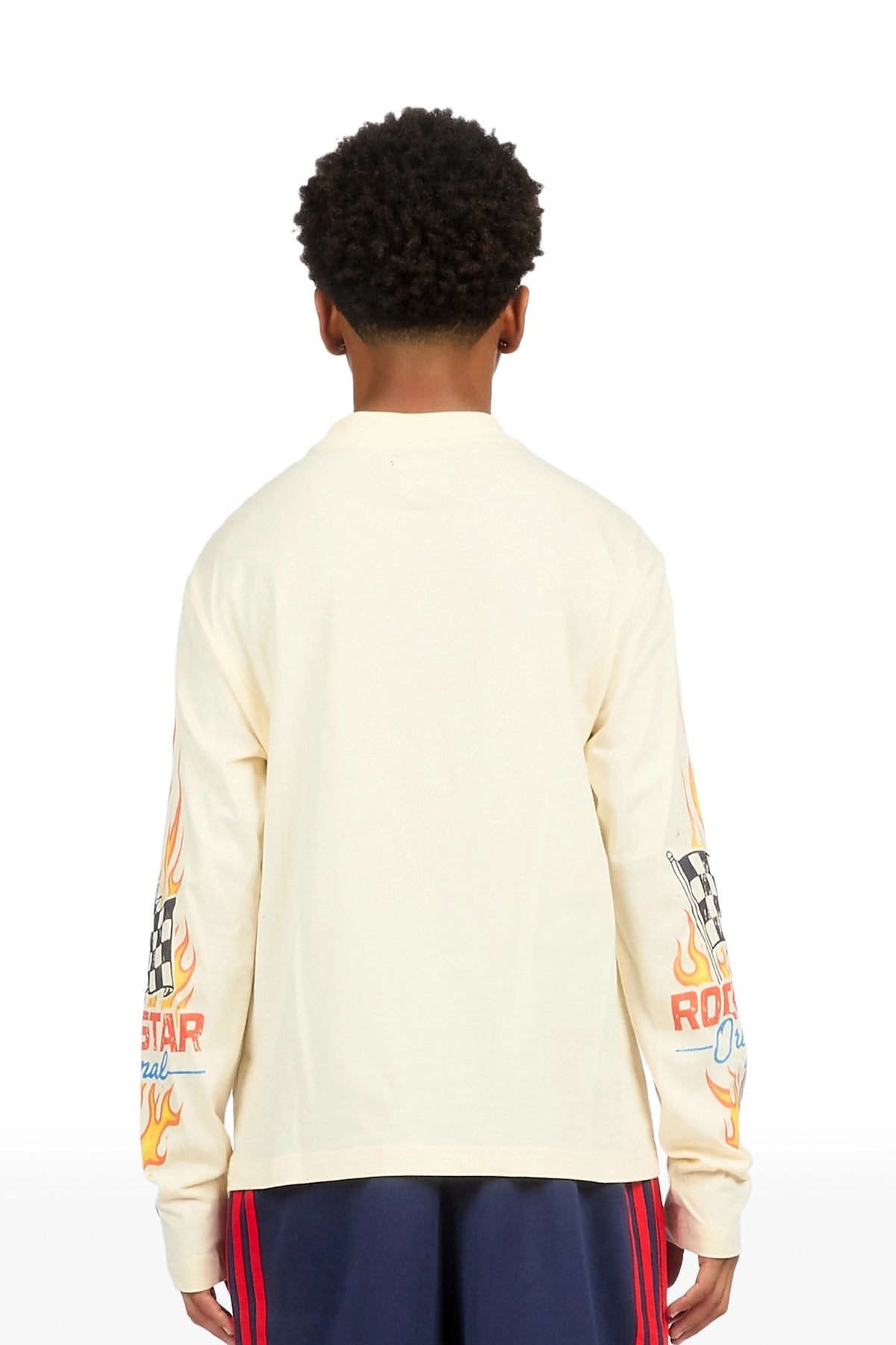 Boys Liam Sand Long Sleeve Graphic T-Shirt