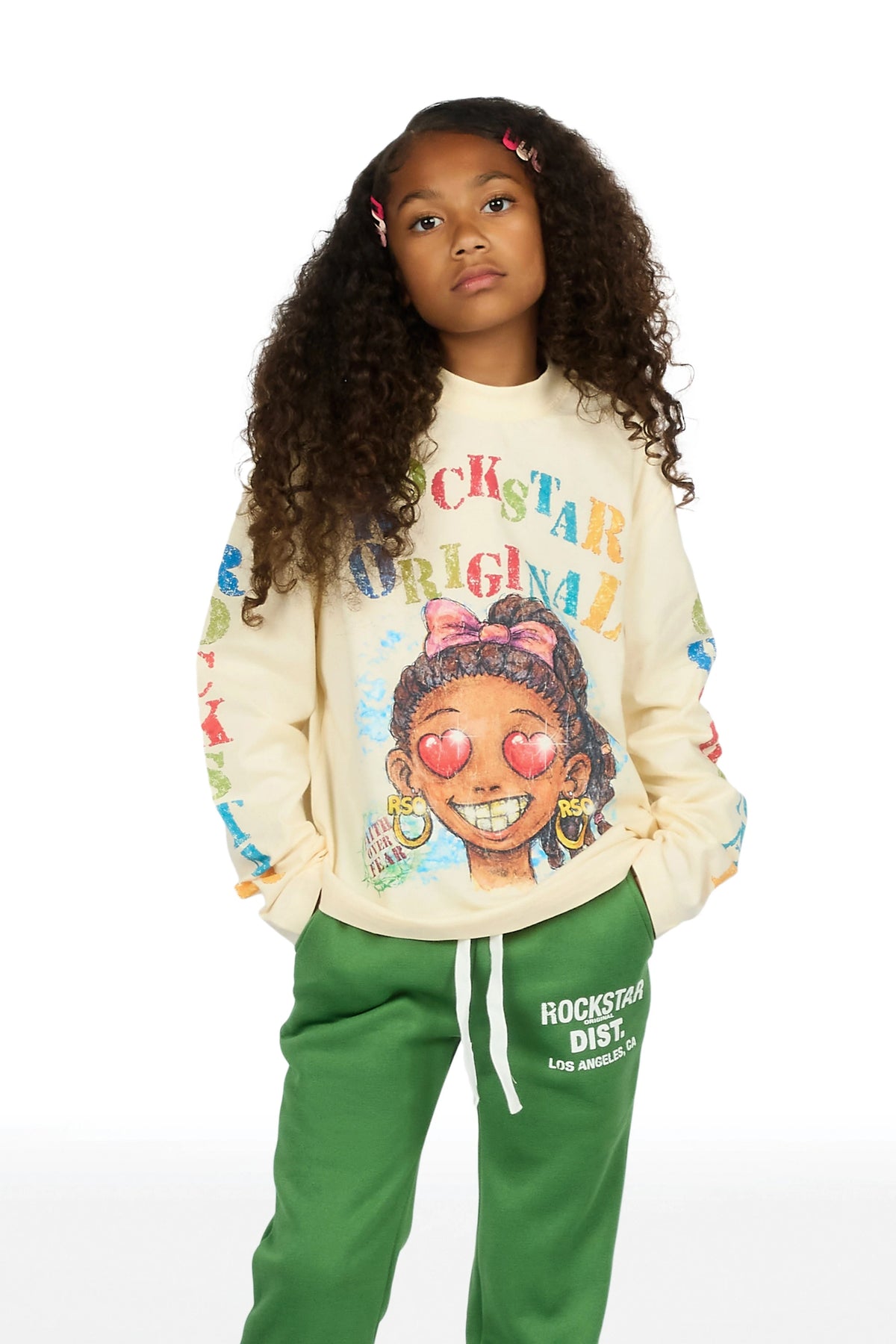 Girls Dalasia 2.0 Olive Track Pant