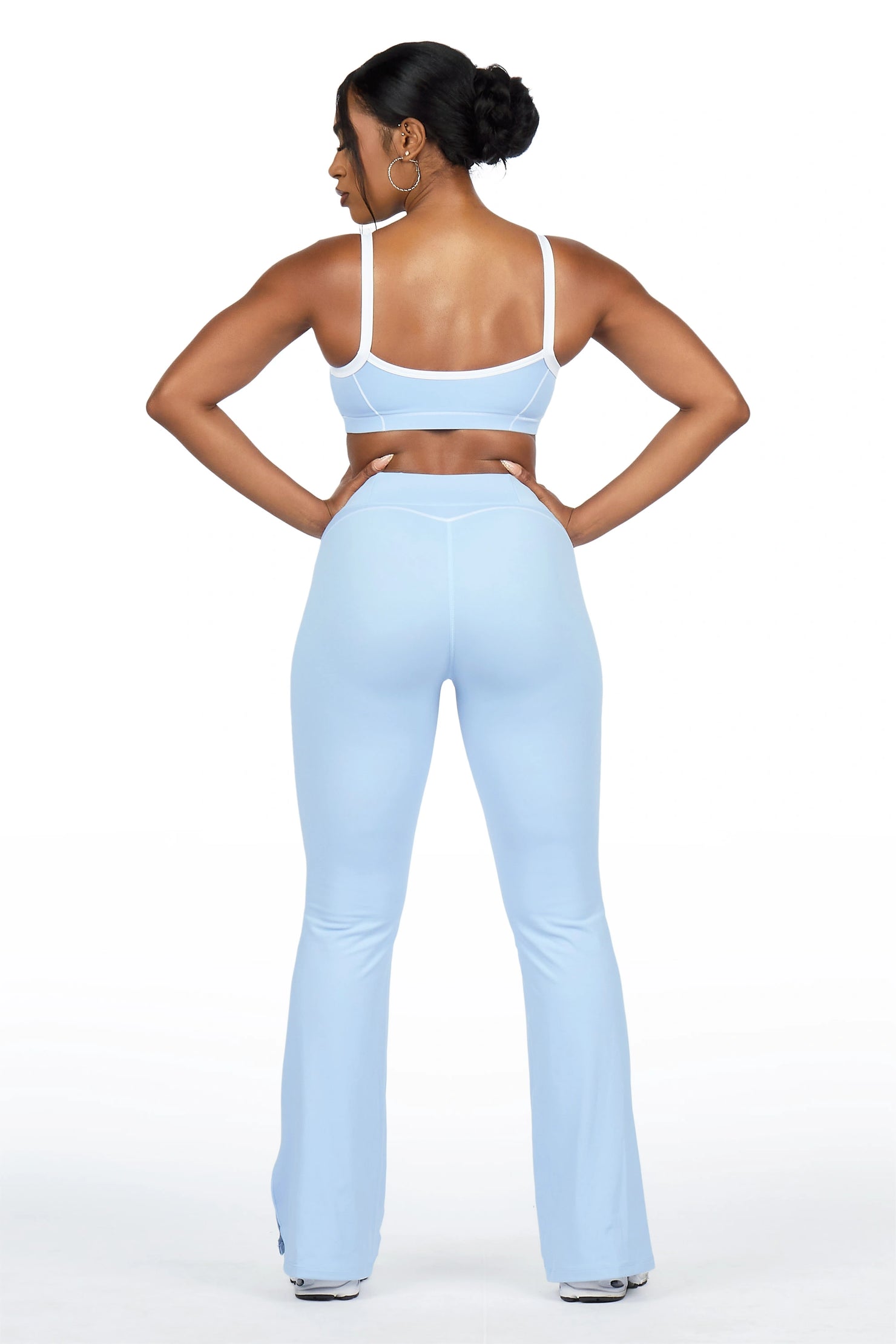 Keilana Blue Active Flare Pant Set